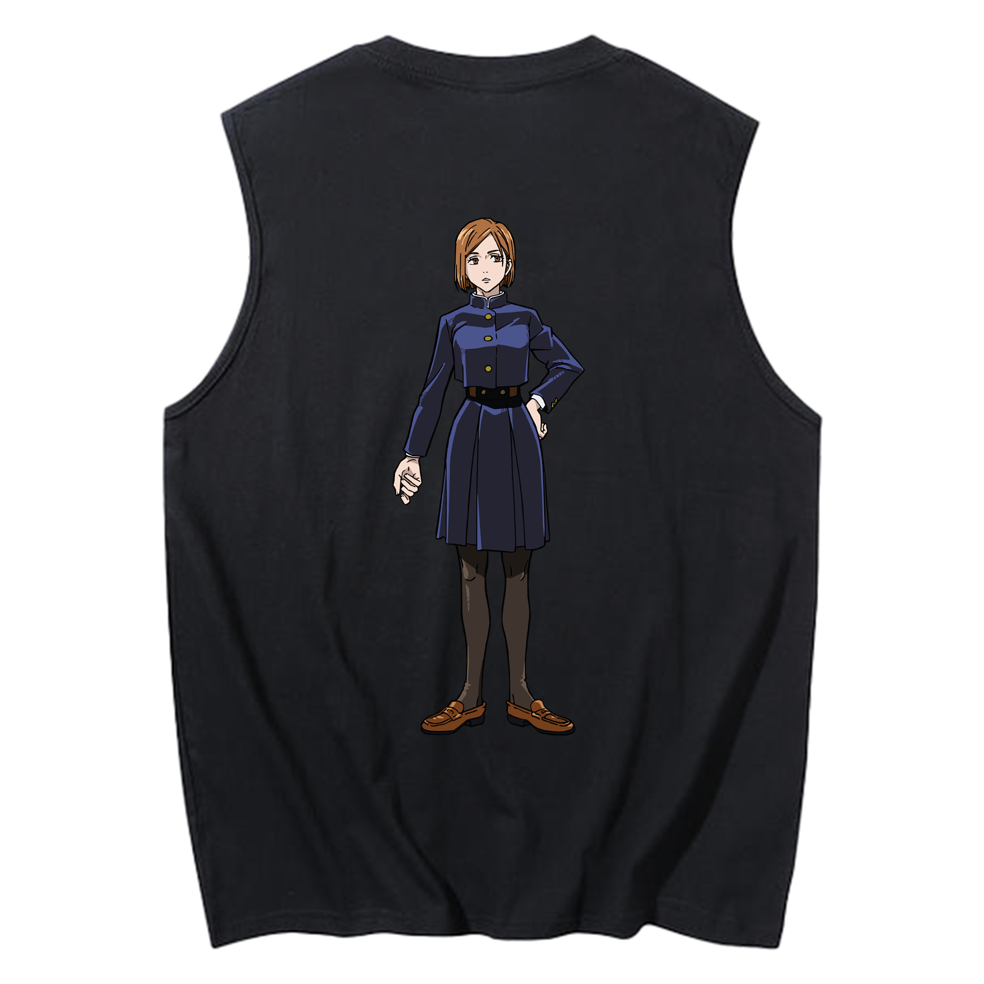（画像用） 呪術廻戦 Jujutsu Kaisen コットン100％タンクトップ（背面プリント）