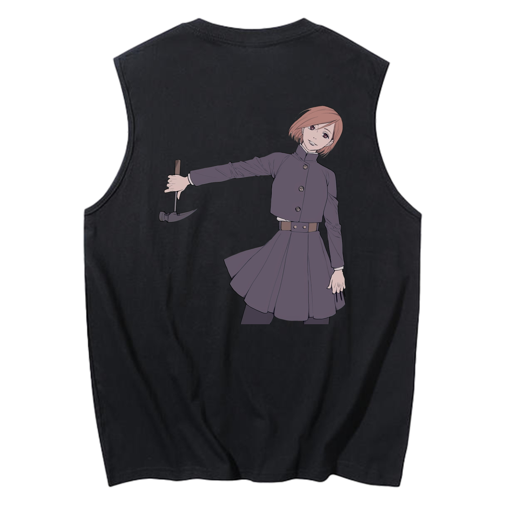（画像用） 呪術廻戦 Jujutsu Kaisen コットン100％タンクトップ（背面プリント）