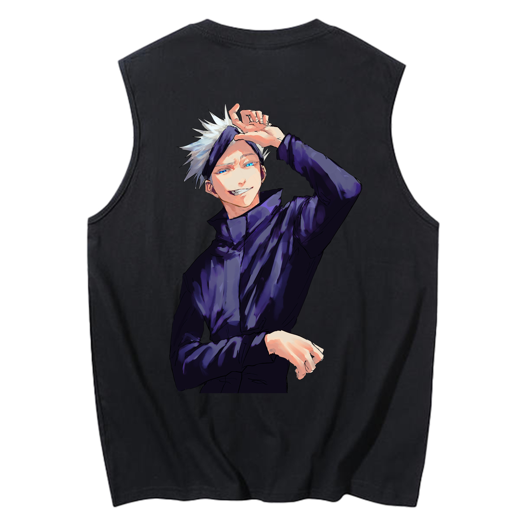 （画像用） 呪術廻戦 Jujutsu Kaisen コットン100％タンクトップ（背面プリント）
