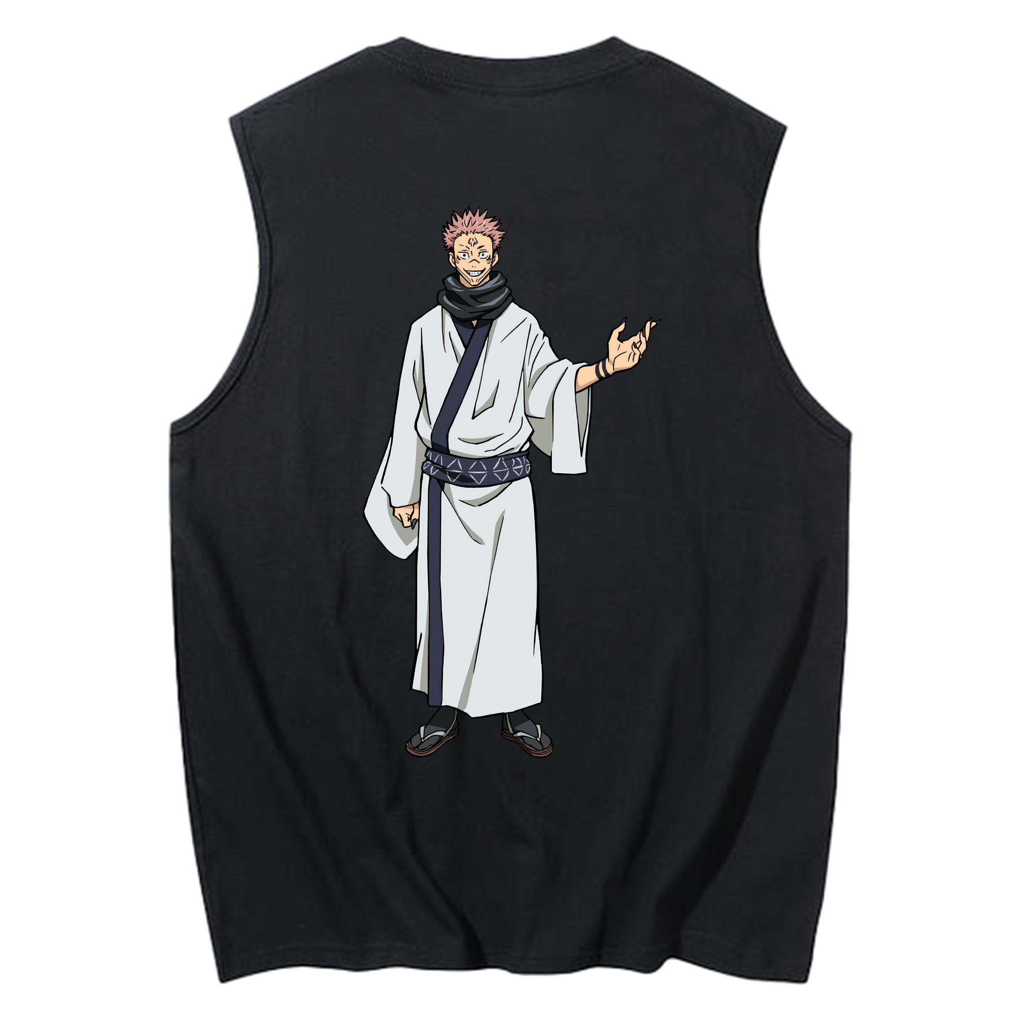 （画像用） 呪術廻戦 Jujutsu Kaisen コットン100％タンクトップ（背面プリント）