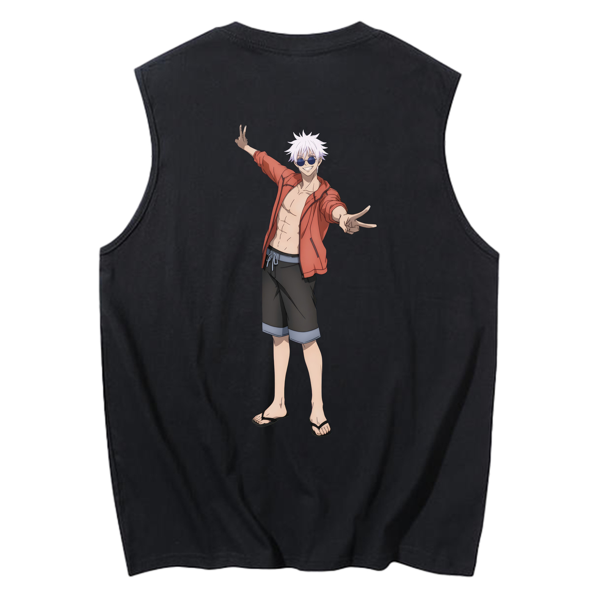 （画像用） 呪術廻戦 Jujutsu Kaisen コットン100％タンクトップ（背面プリント）