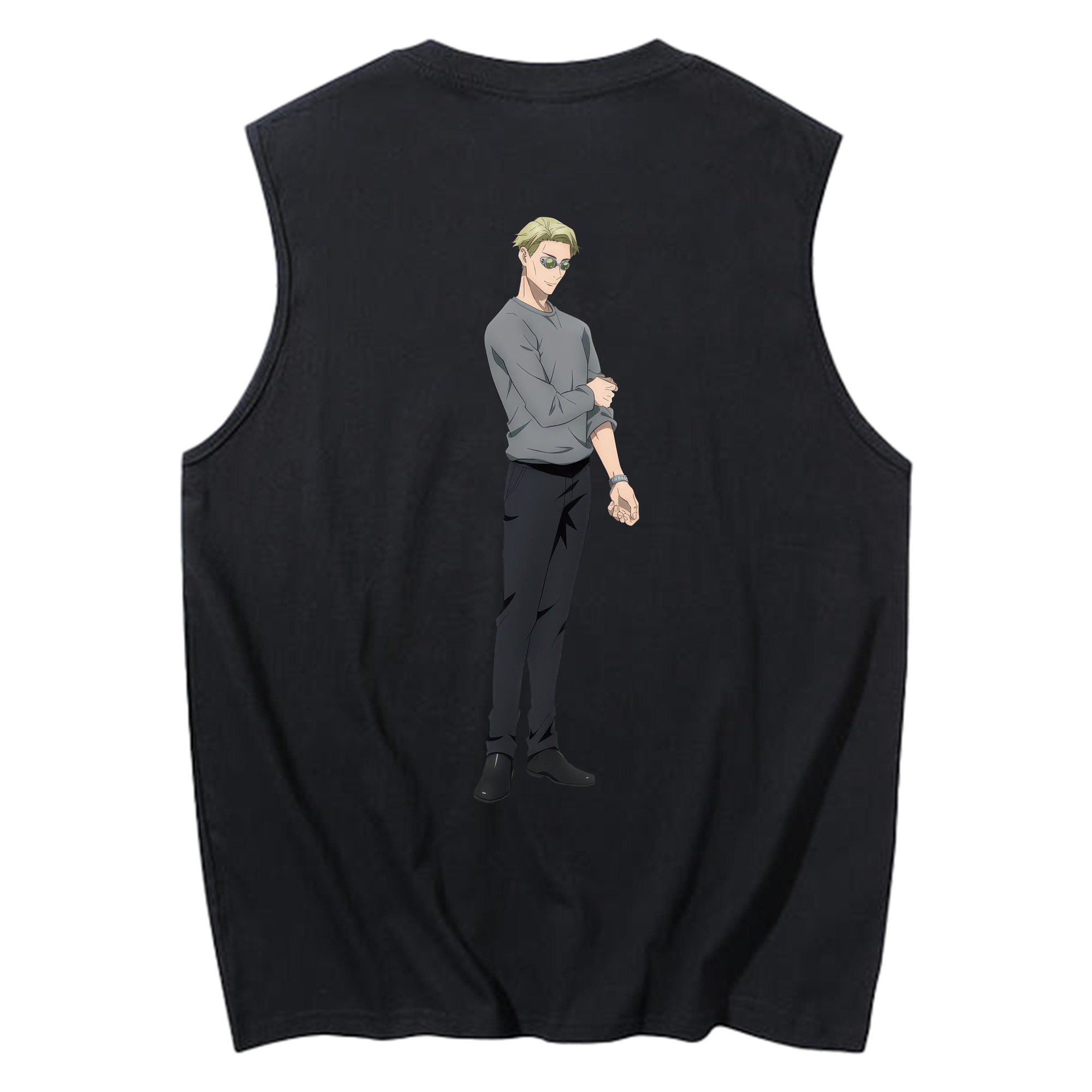 （画像用） 呪術廻戦 Jujutsu Kaisen コットン100％タンクトップ（背面プリント）