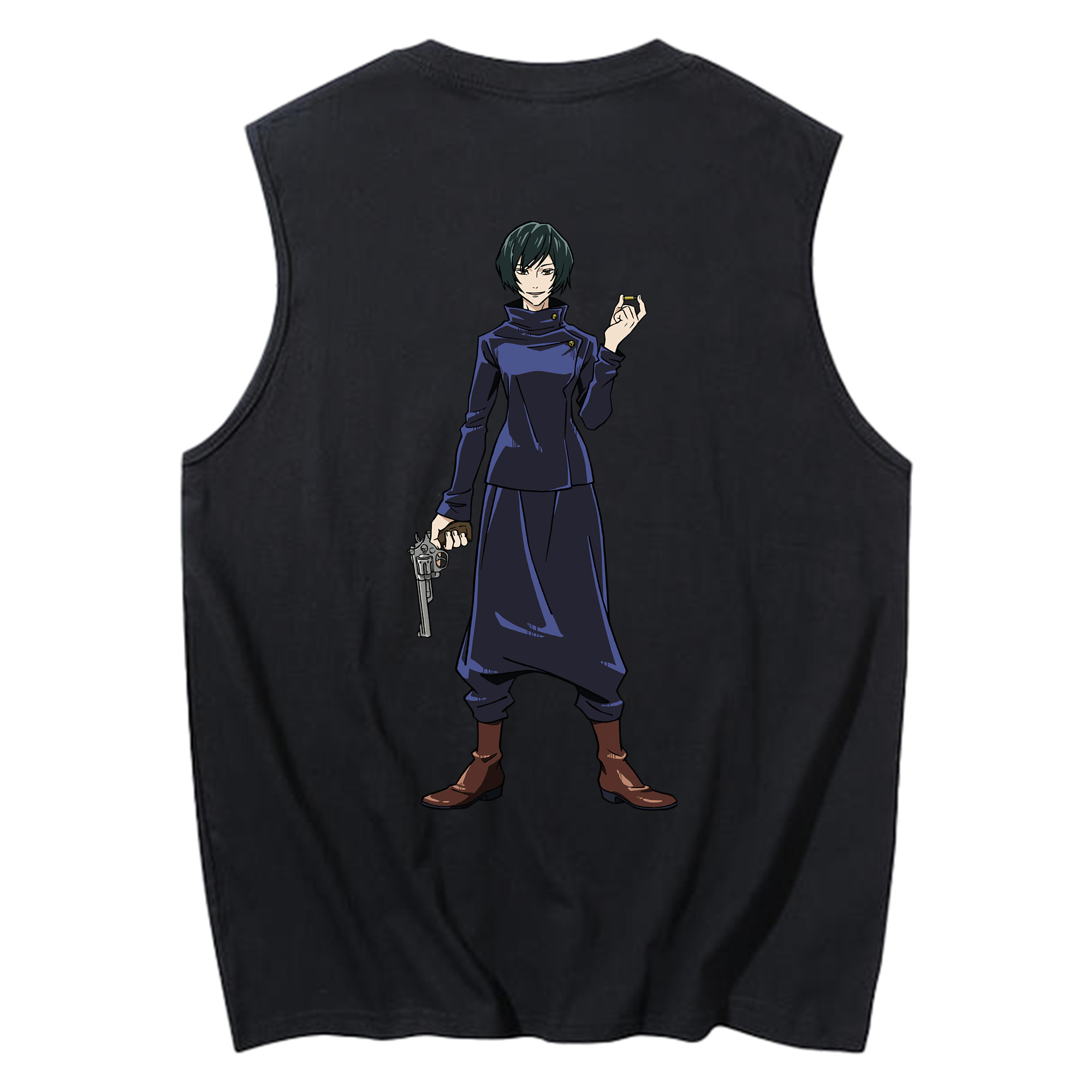 （画像用） 呪術廻戦 Jujutsu Kaisen コットン100％タンクトップ（背面プリント）