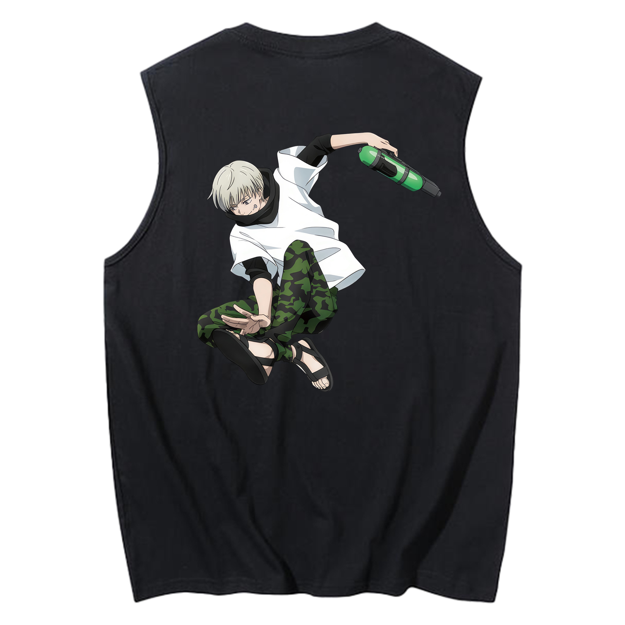 （画像用） 呪術廻戦 Jujutsu Kaisen コットン100％タンクトップ（背面プリント）