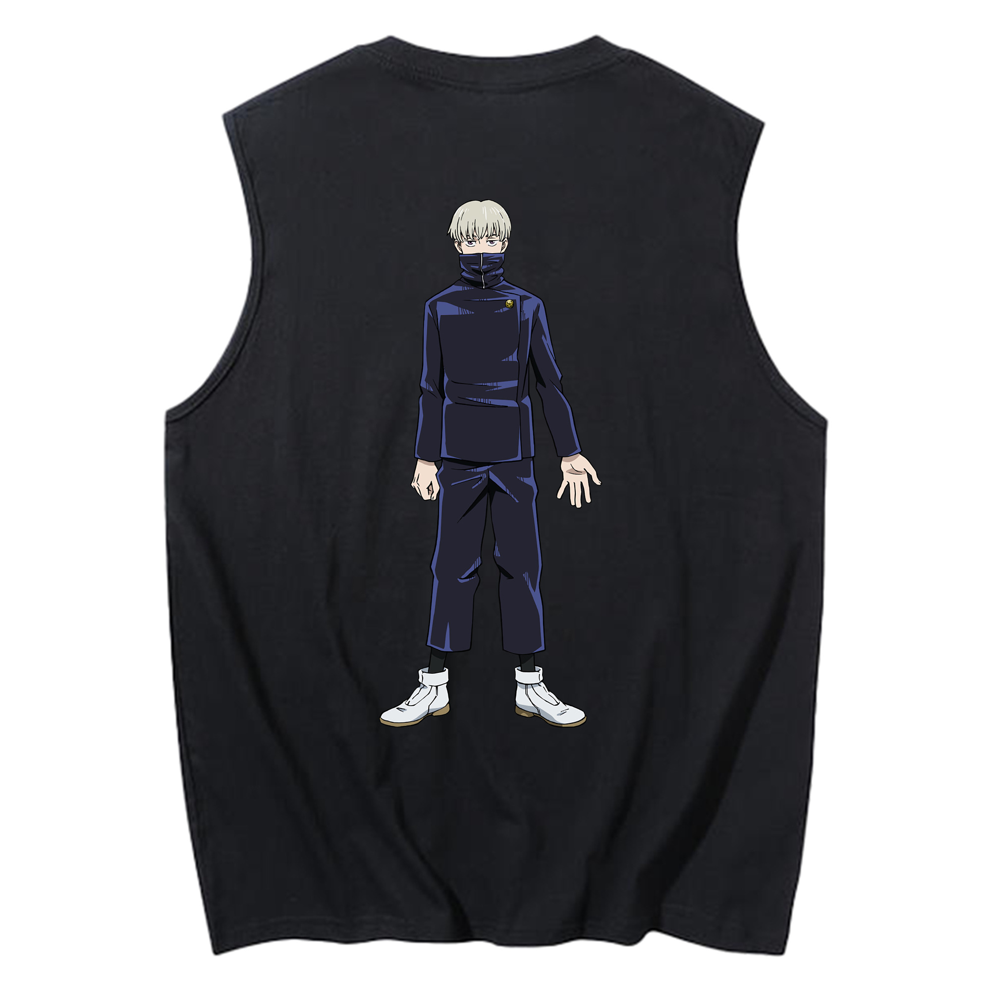 （画像用） 呪術廻戦 Jujutsu Kaisen コットン100％タンクトップ（背面プリント）