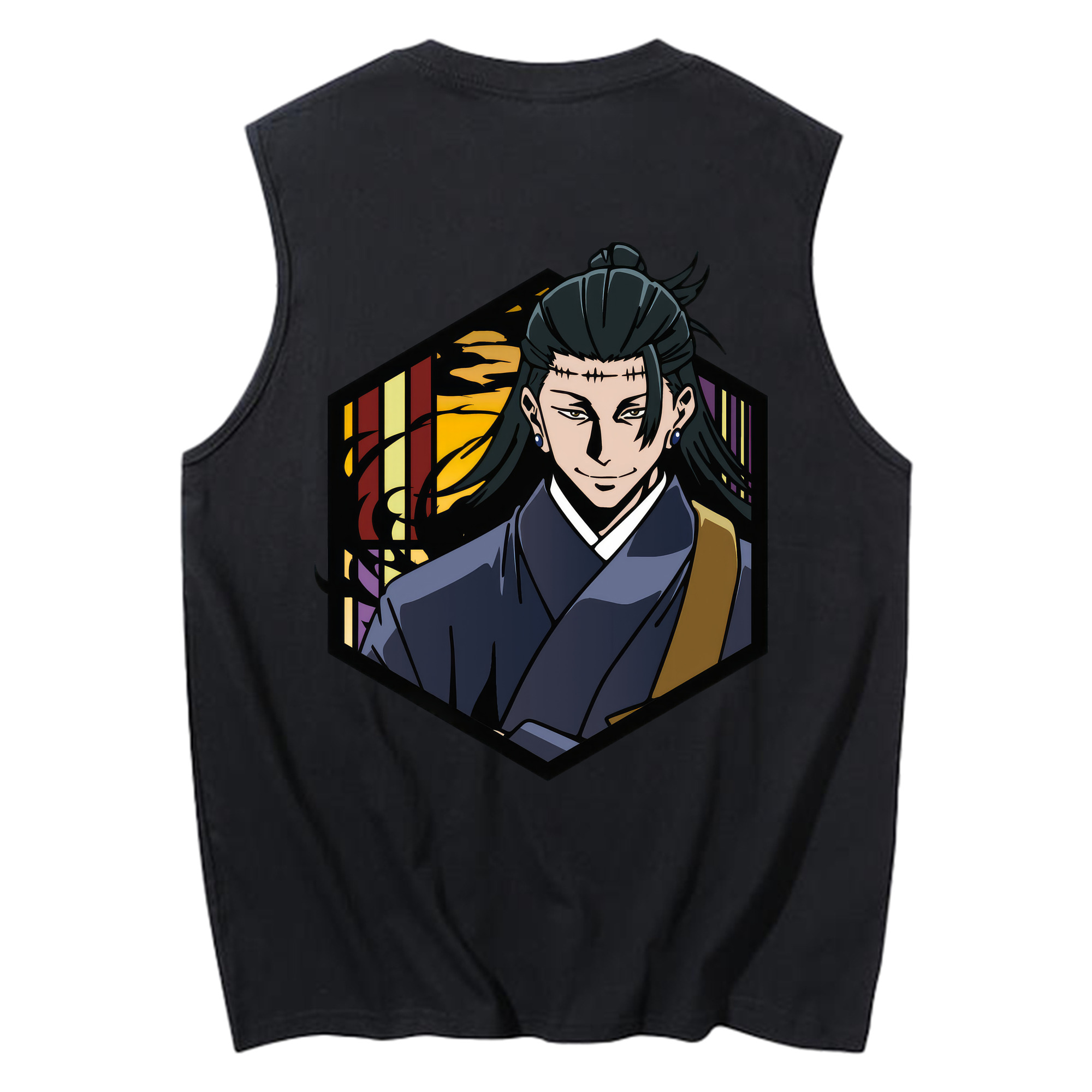 （画像用） 呪術廻戦 Jujutsu Kaisen コットン100％タンクトップ（背面プリント）