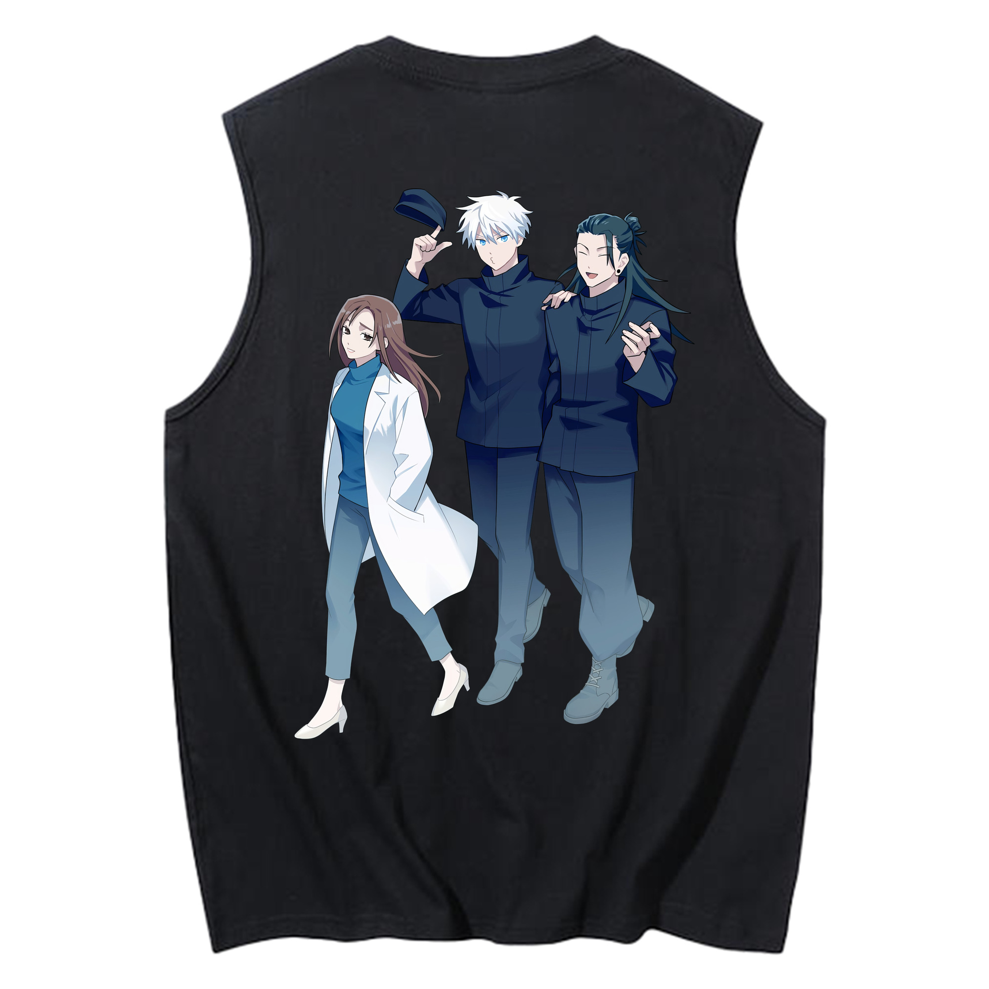 （画像用） 呪術廻戦 Jujutsu Kaisen コットン100％タンクトップ（背面プリント）