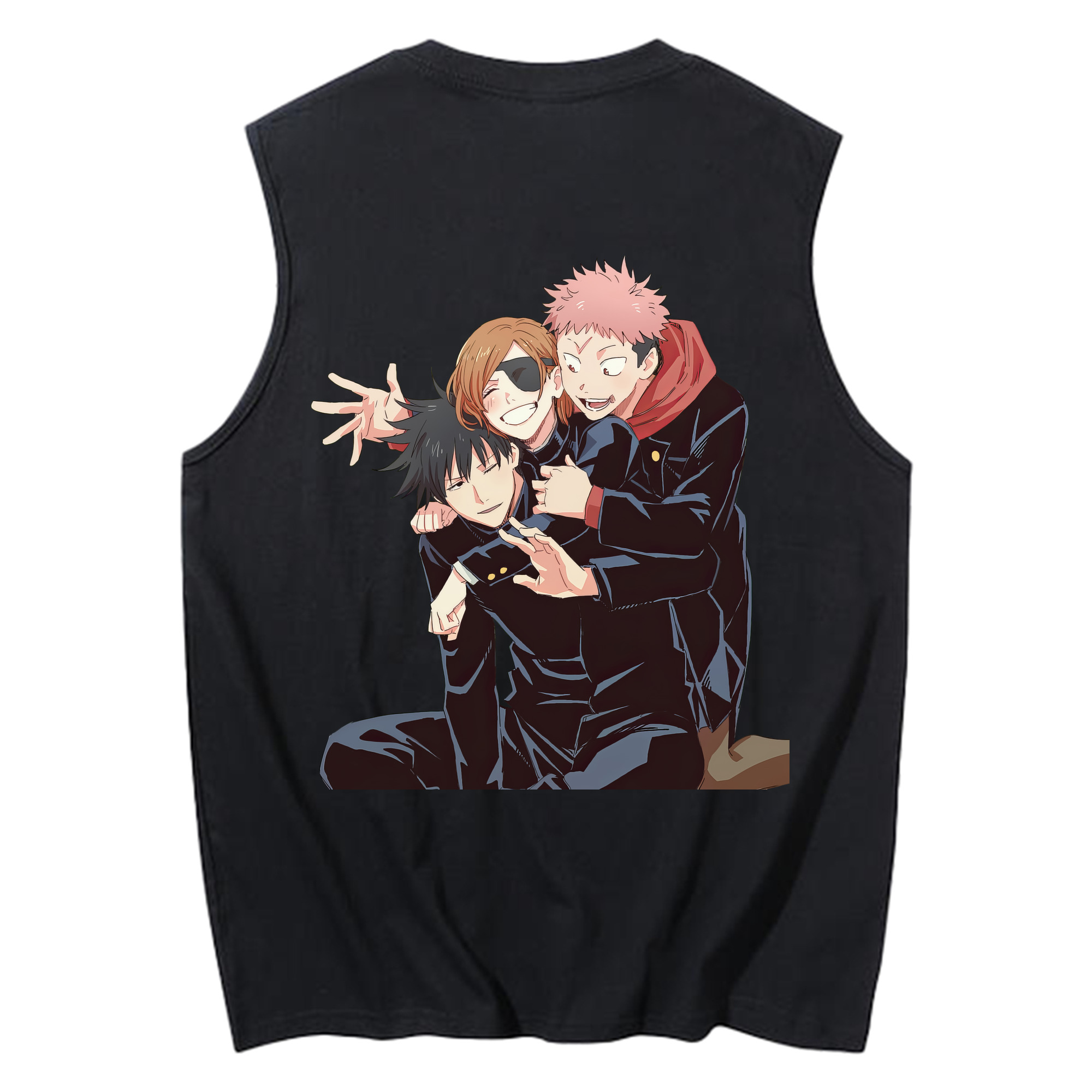 （画像用） 呪術廻戦 Jujutsu Kaisen コットン100％タンクトップ（背面プリント）