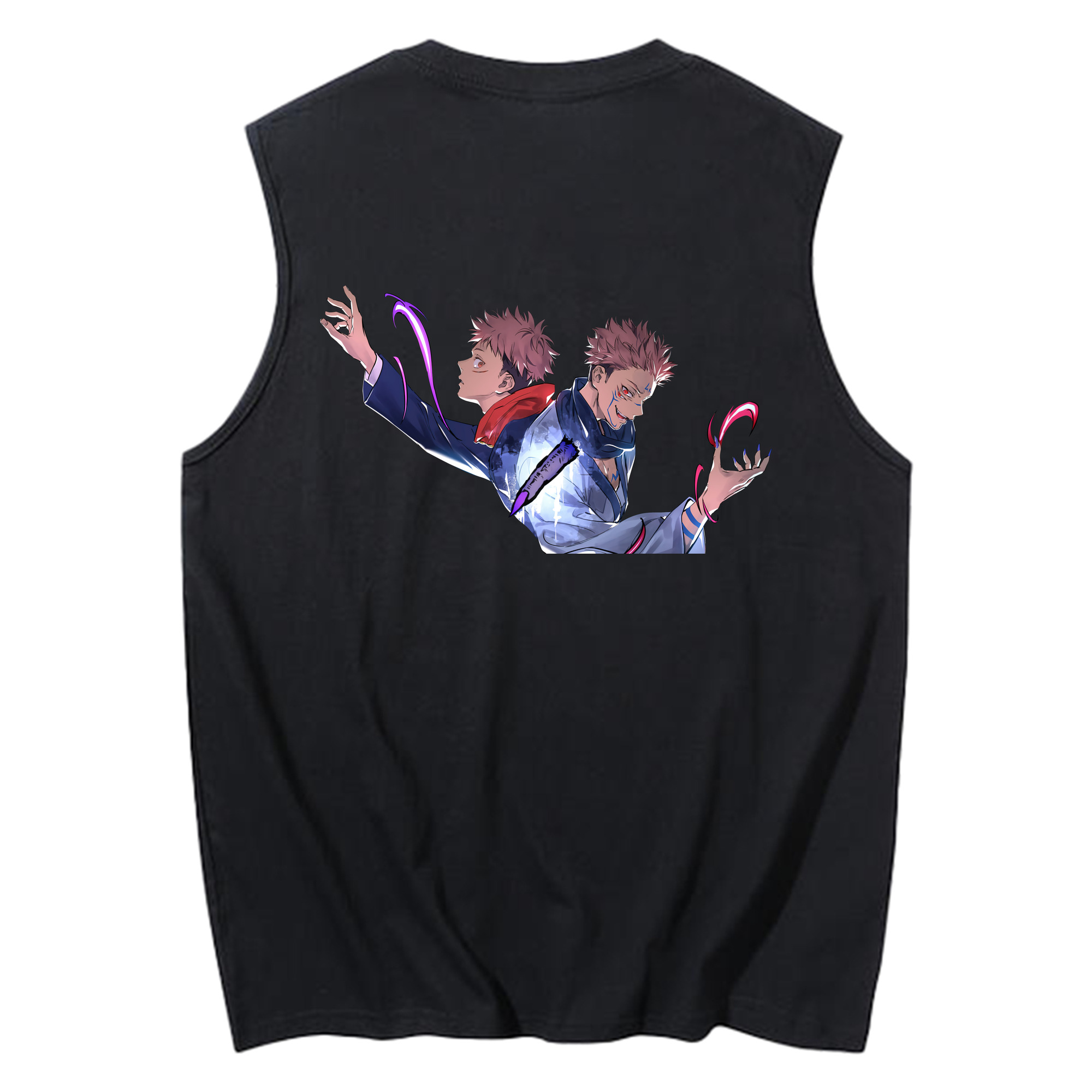 （画像用） 呪術廻戦 Jujutsu Kaisen コットン100％タンクトップ（背面プリント）