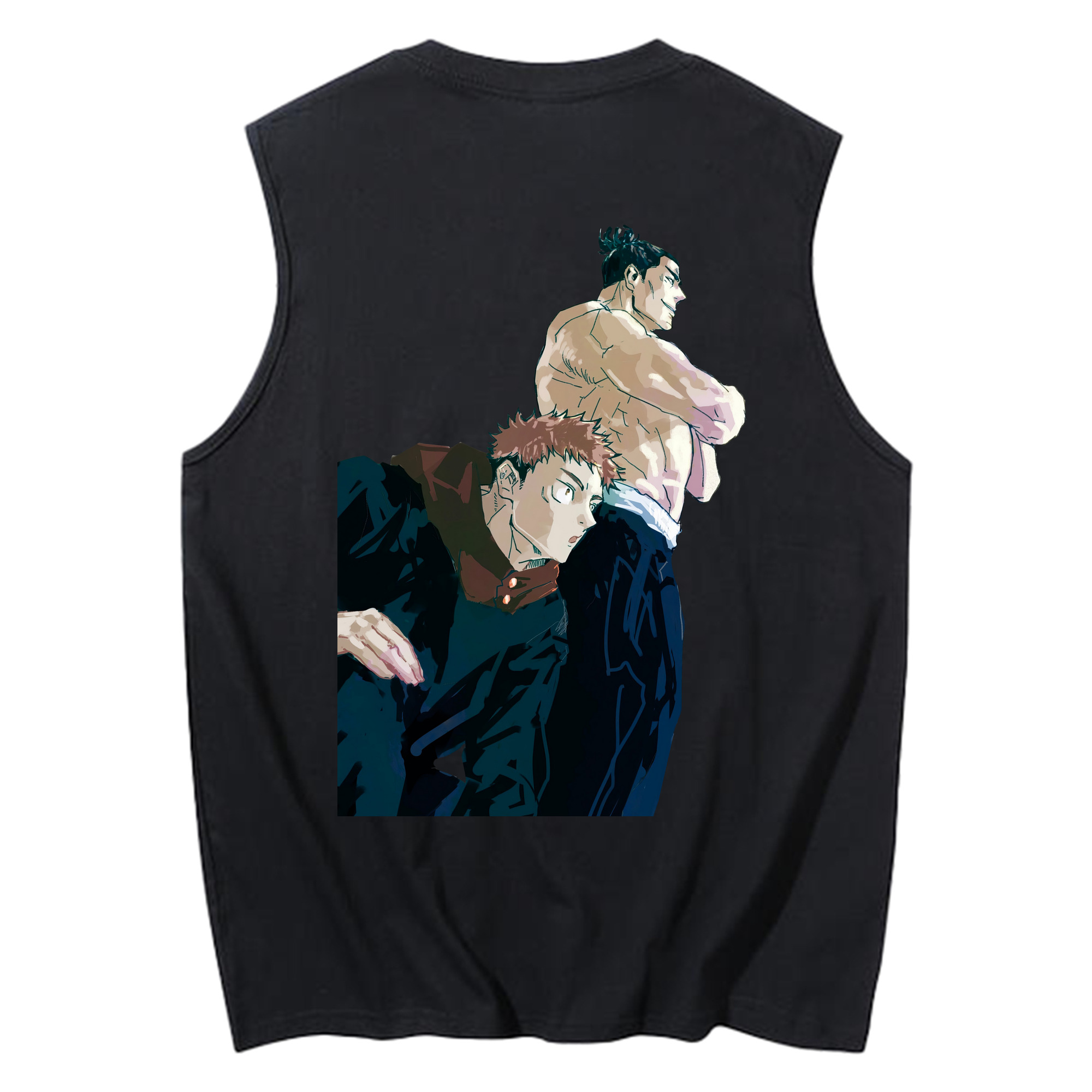 （画像用） 呪術廻戦 Jujutsu Kaisen コットン100％タンクトップ（背面プリント）