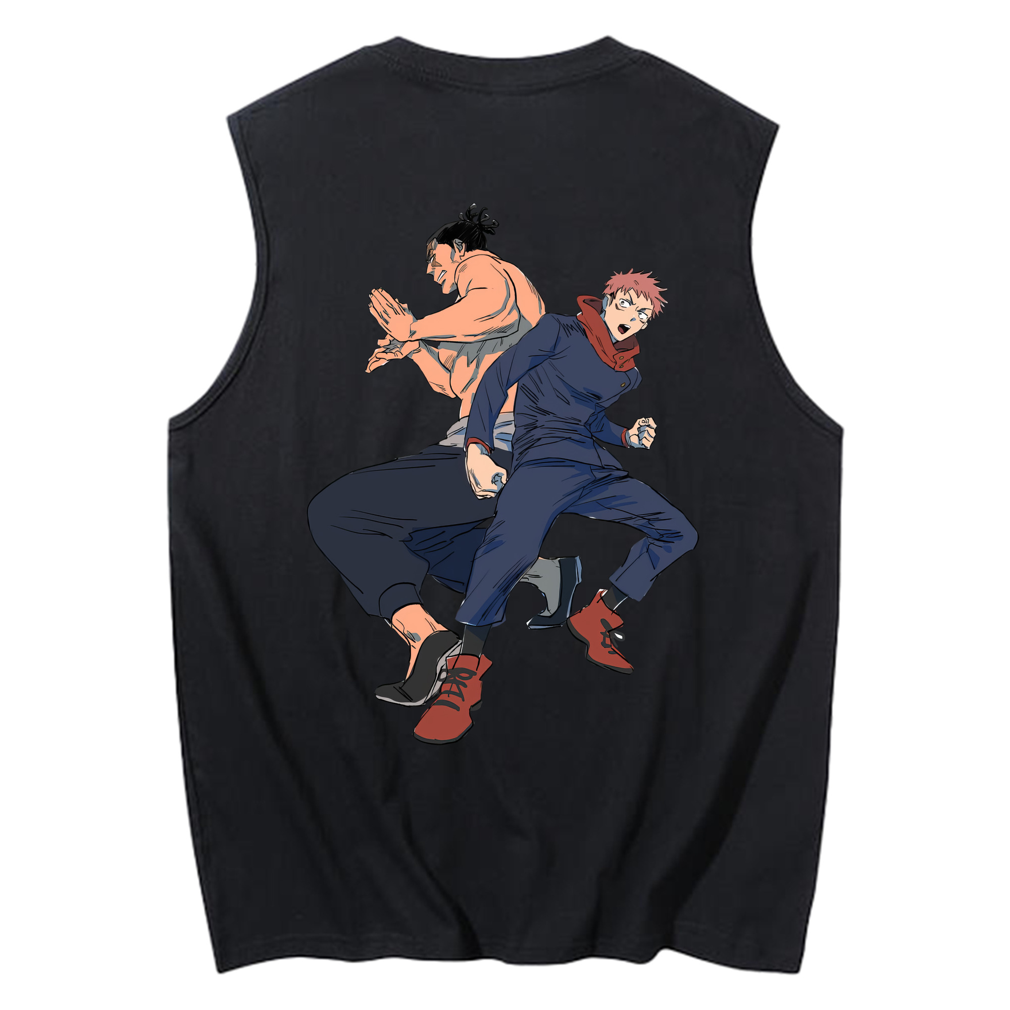（画像用） 呪術廻戦 Jujutsu Kaisen コットン100％タンクトップ（背面プリント）