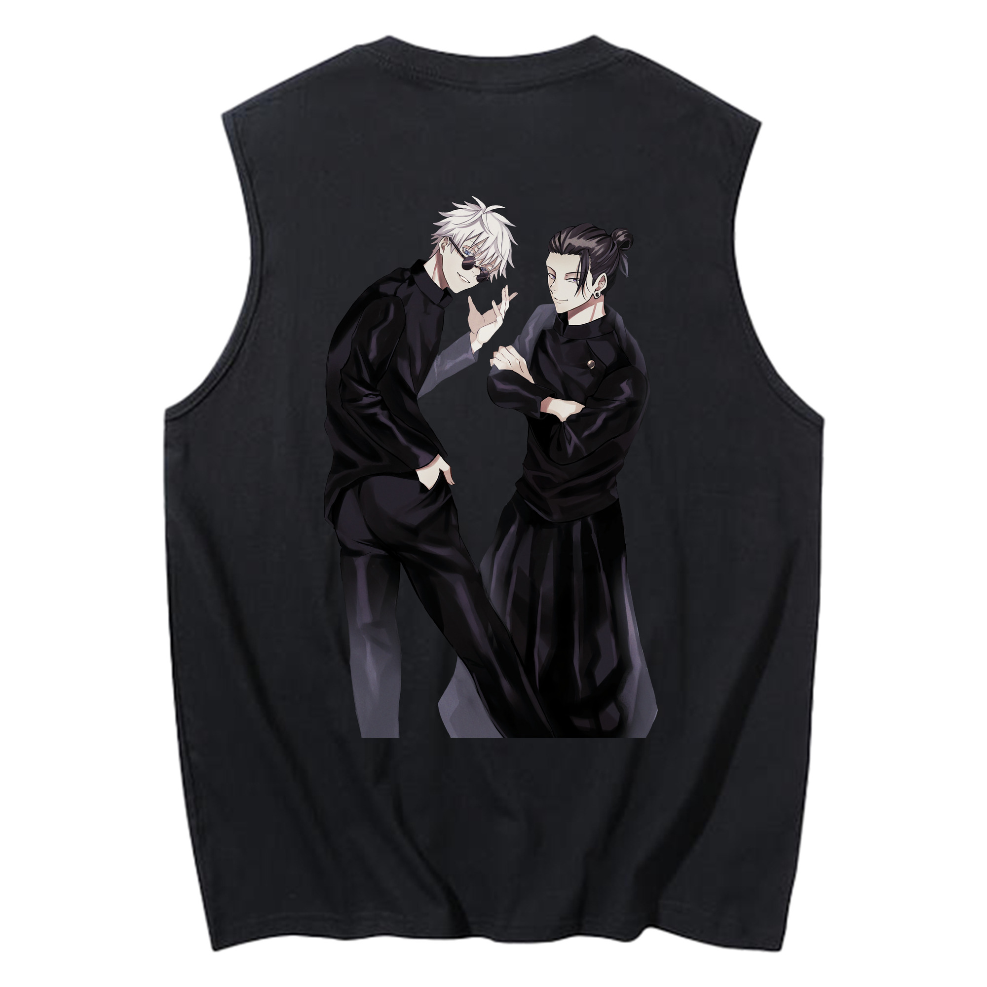 （画像用） 呪術廻戦 Jujutsu Kaisen コットン100％タンクトップ（背面プリント）