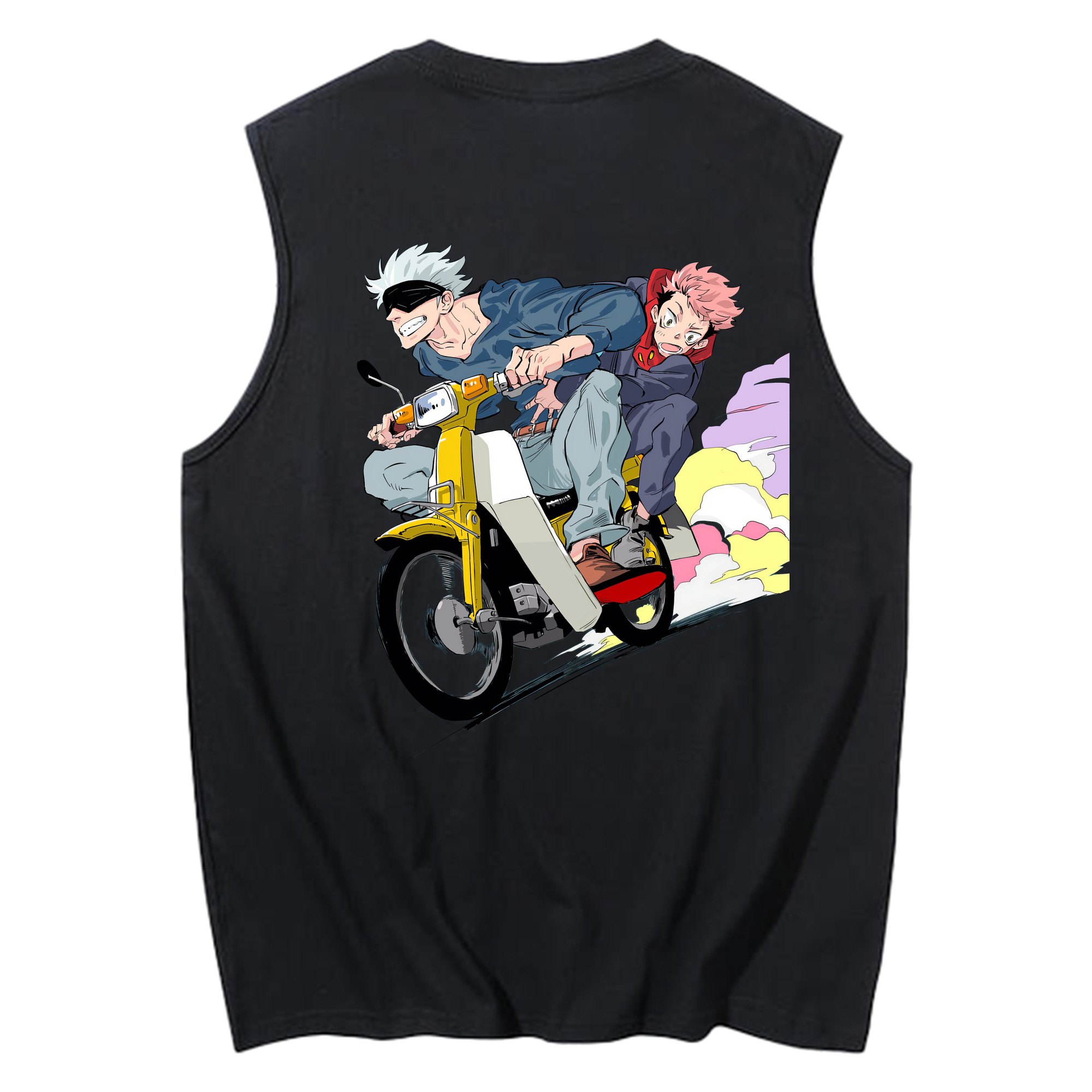（画像用） 呪術廻戦 Jujutsu Kaisen コットン100％タンクトップ（背面プリント）