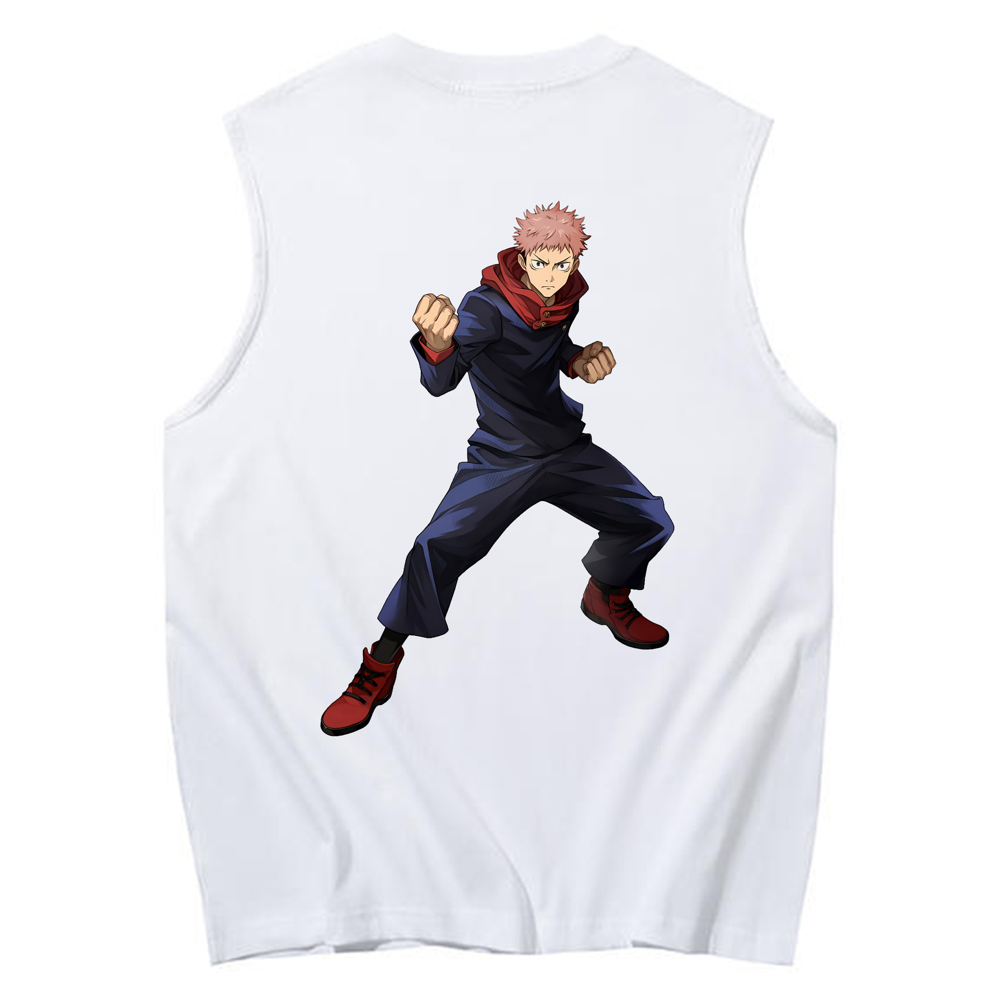 （画像用） 呪術廻戦 Jujutsu Kaisen コットン100％タンクトップ（背面プリント）
