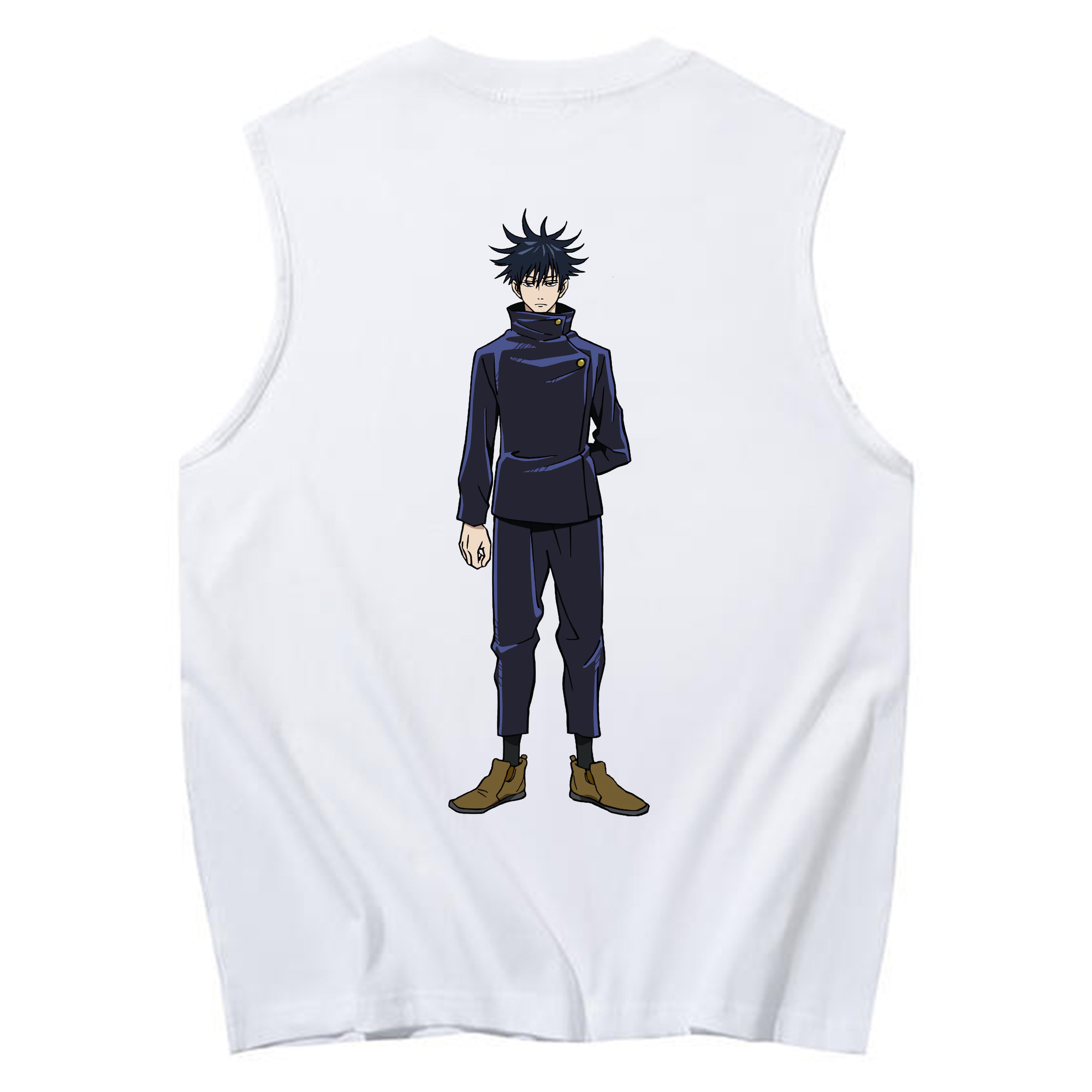 （画像用） 呪術廻戦 Jujutsu Kaisen コットン100％タンクトップ（背面プリント）