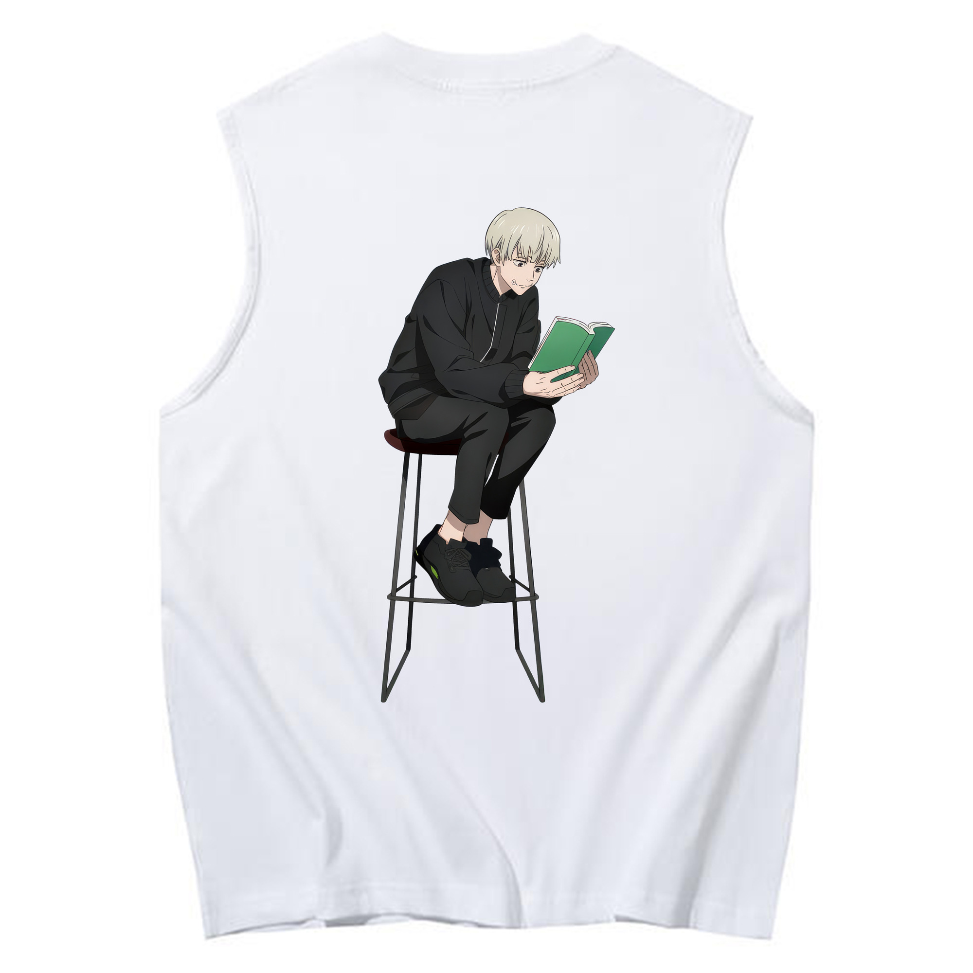 （画像用） 呪術廻戦 Jujutsu Kaisen コットン100％タンクトップ（背面プリント）