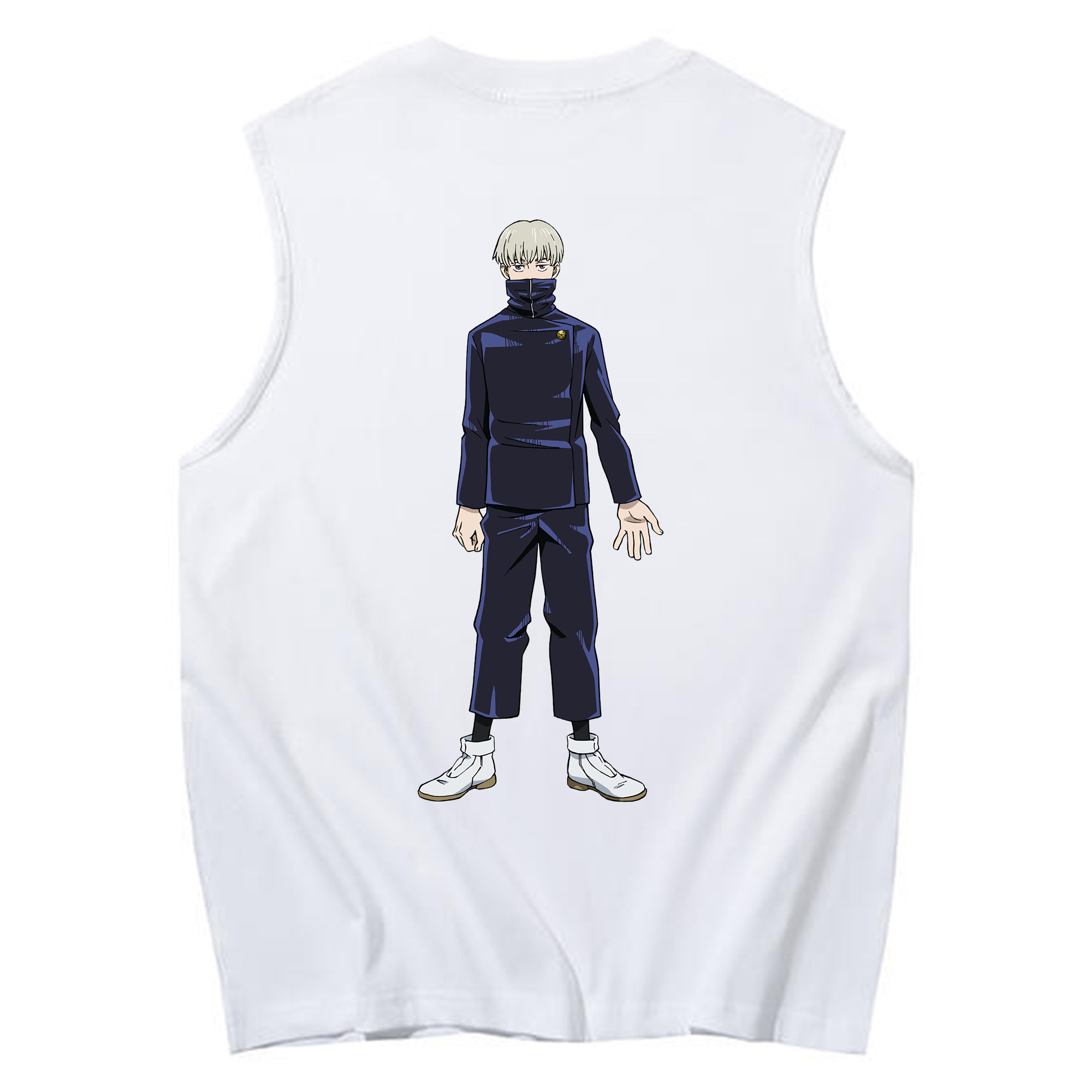 （画像用） 呪術廻戦 Jujutsu Kaisen コットン100％タンクトップ（背面プリント）