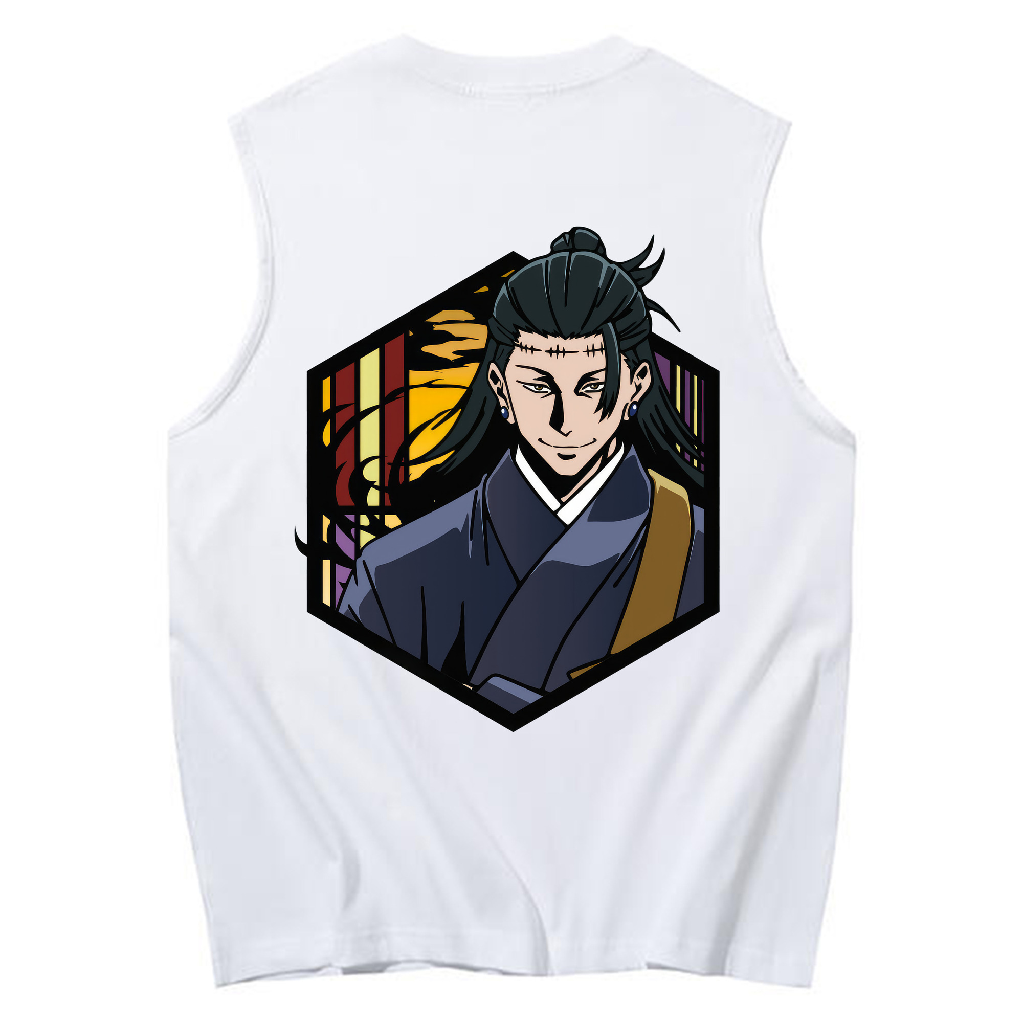 （画像用） 呪術廻戦 Jujutsu Kaisen コットン100％タンクトップ（背面プリント）