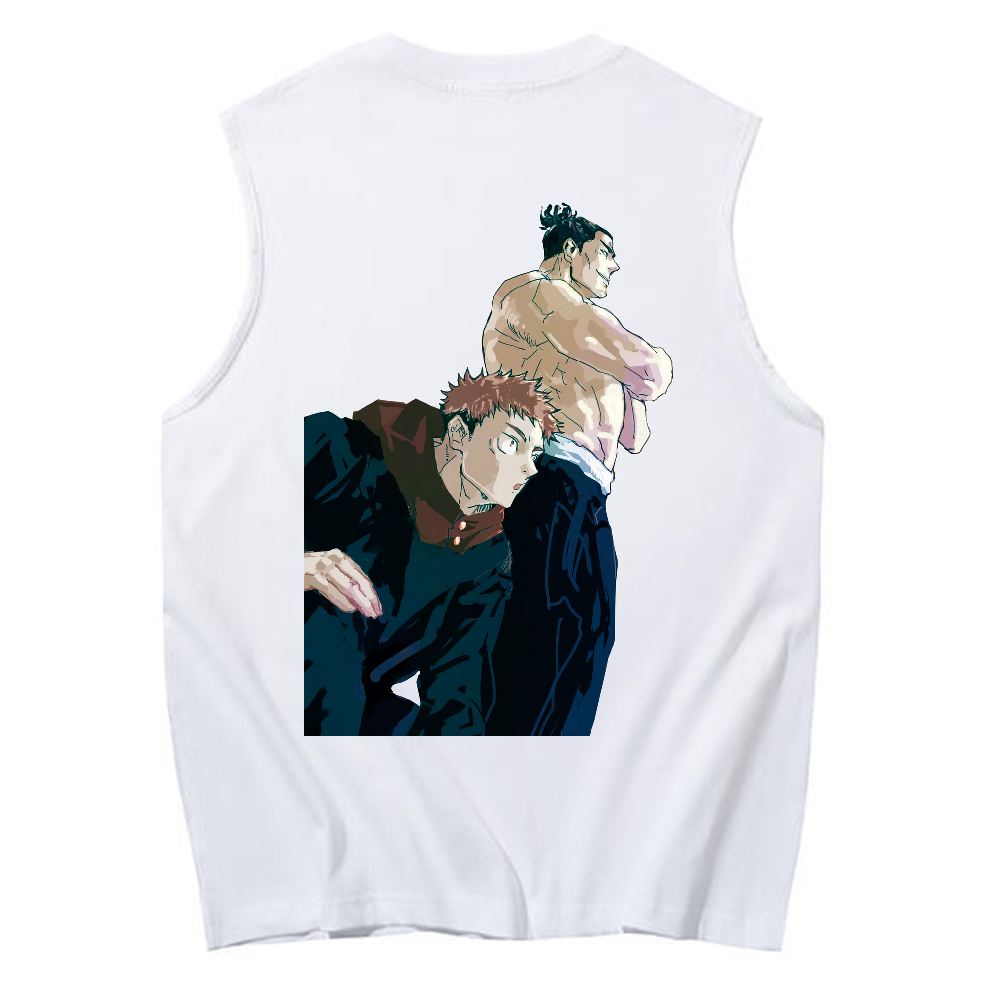 （画像用） 呪術廻戦 Jujutsu Kaisen コットン100％タンクトップ（背面プリント）