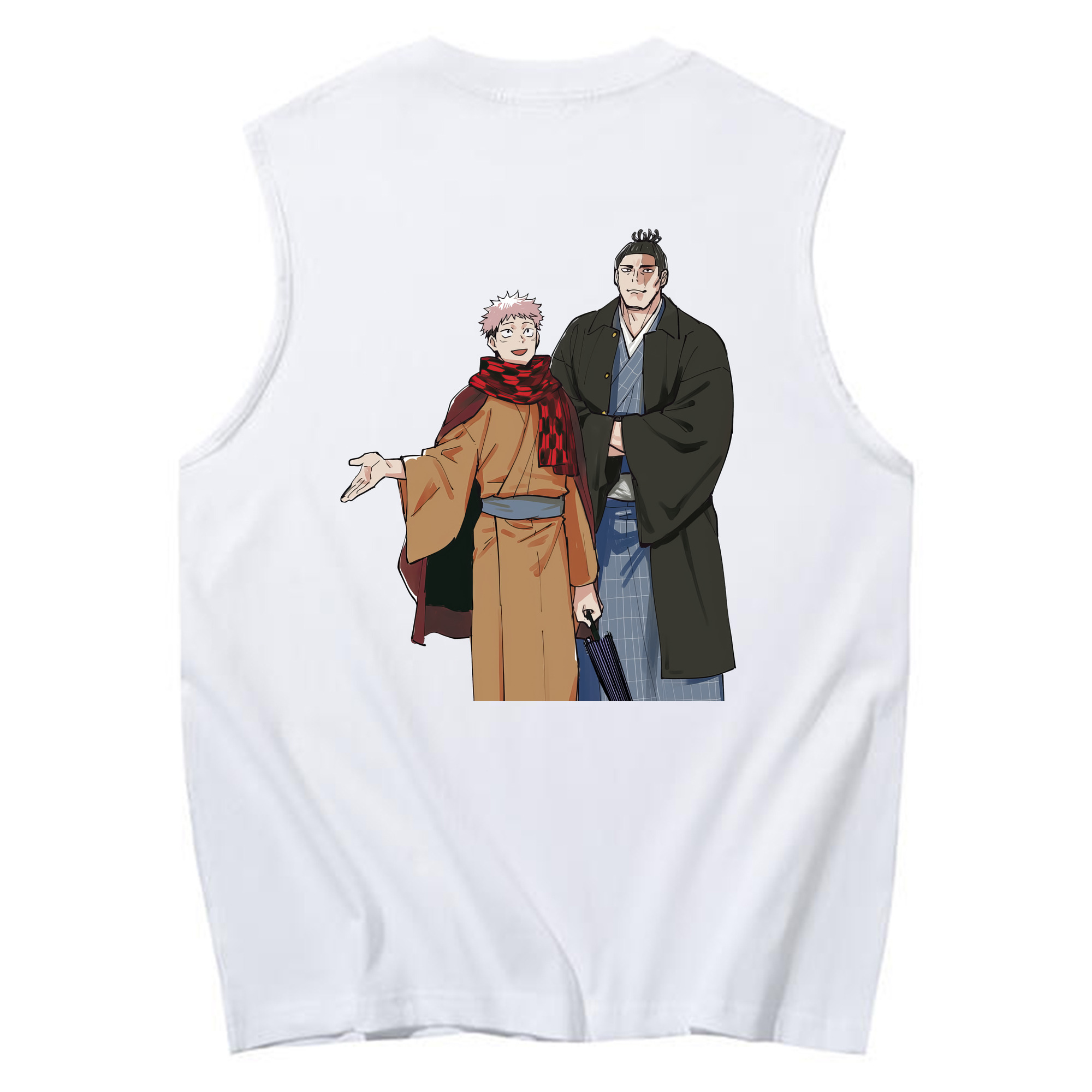 （画像用） 呪術廻戦 Jujutsu Kaisen コットン100％タンクトップ（背面プリント）