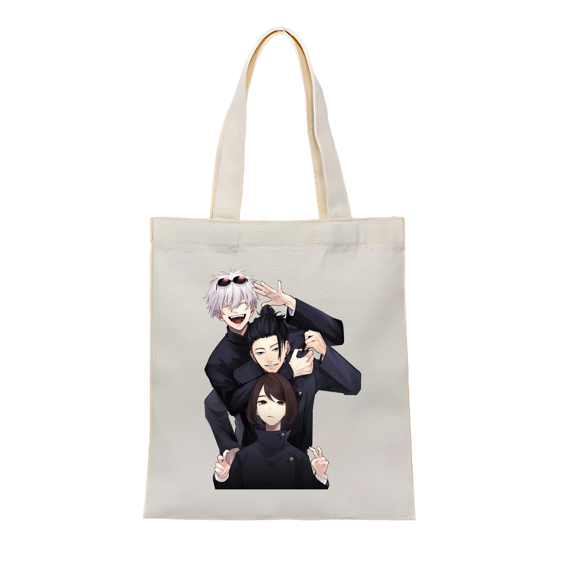 （画像用） 呪術廻戦 Jujutsu Kaisen 縦型キャンバス生地手提げバッグ　トートバッグ