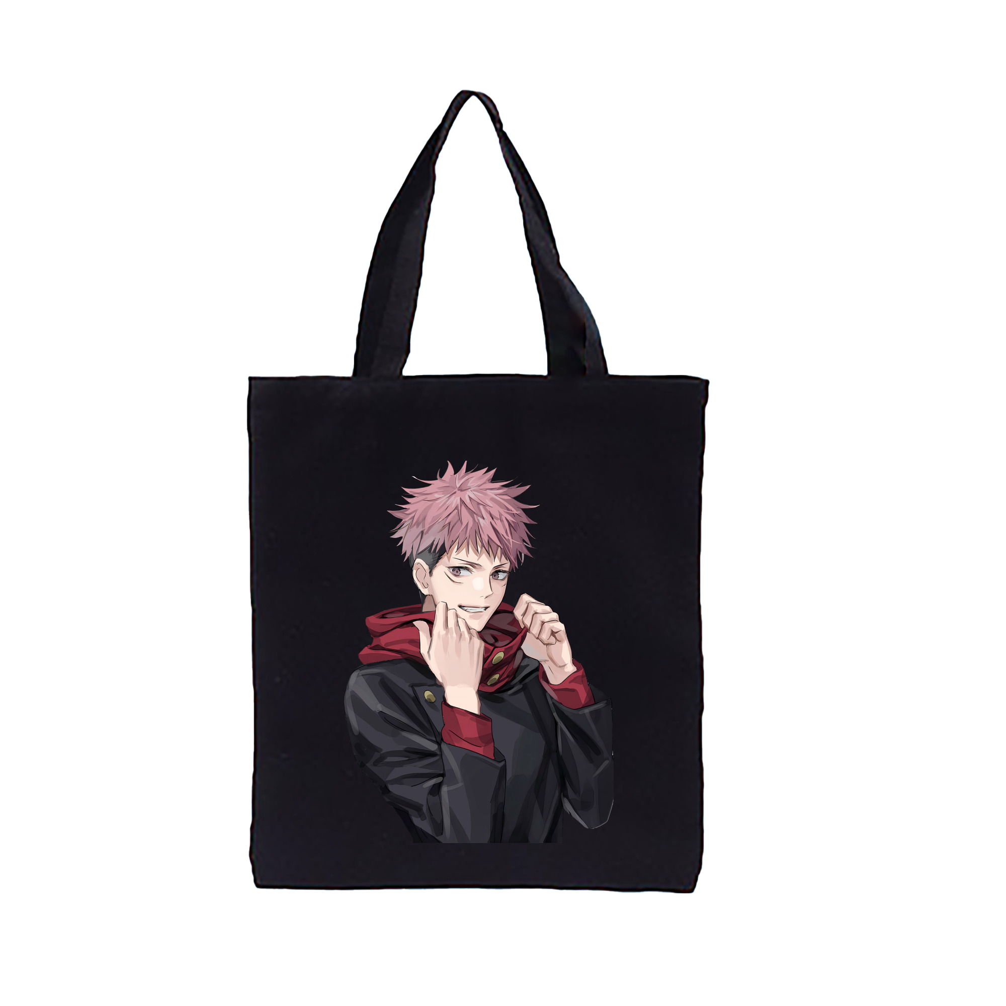 （画像用） 呪術廻戦 Jujutsu Kaisen 縦型キャンバス生地手提げバッグ　トートバッグ