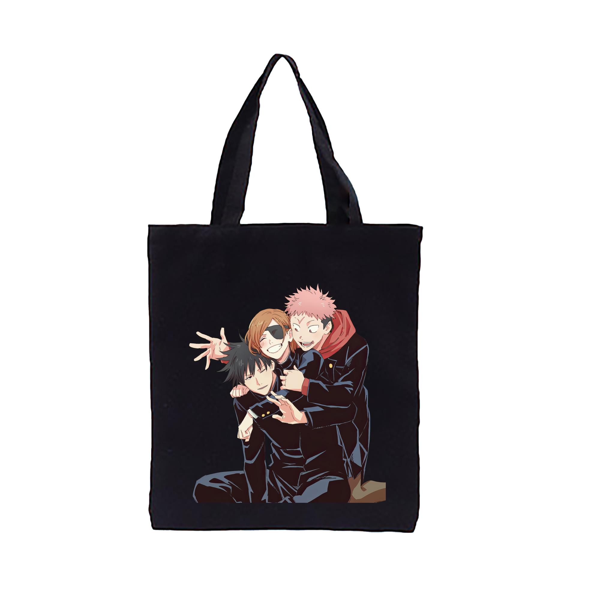 （画像用） 呪術廻戦 Jujutsu Kaisen 縦型キャンバス生地手提げバッグ　トートバッグ