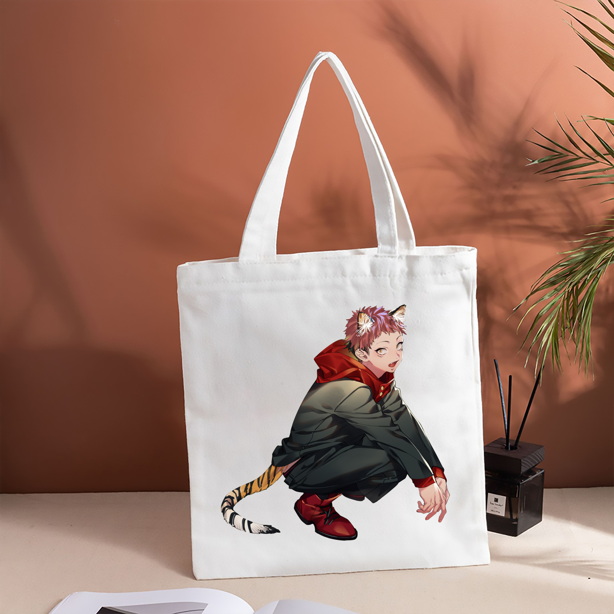 呪術廻戦 Jujutsu Kaisen 縦型キャンバス生地手提げバッグ　トートバッグ