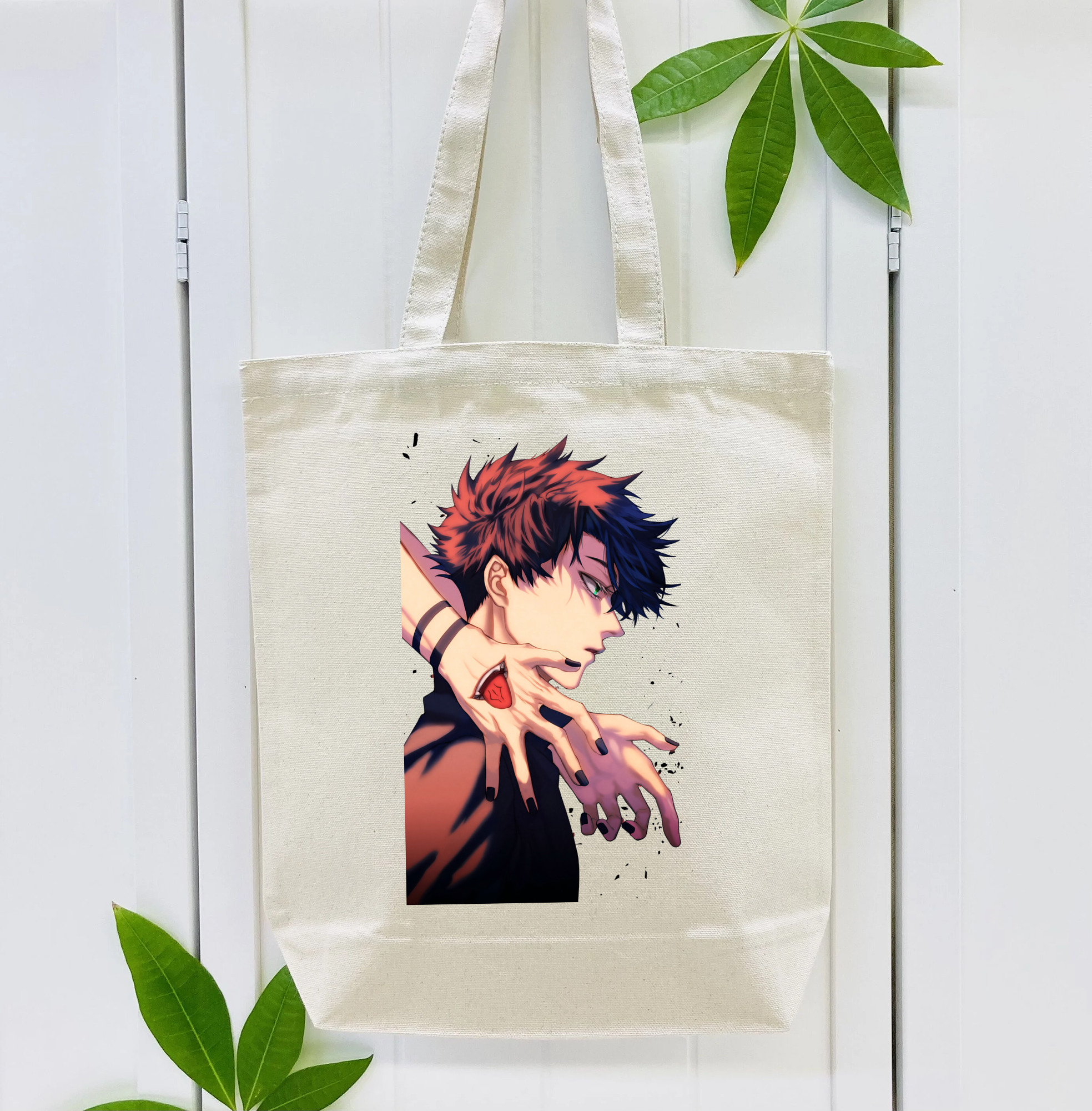 呪術廻戦 Jujutsu Kaisen 縦型キャンバス生地手提げバッグ　トートバッグ