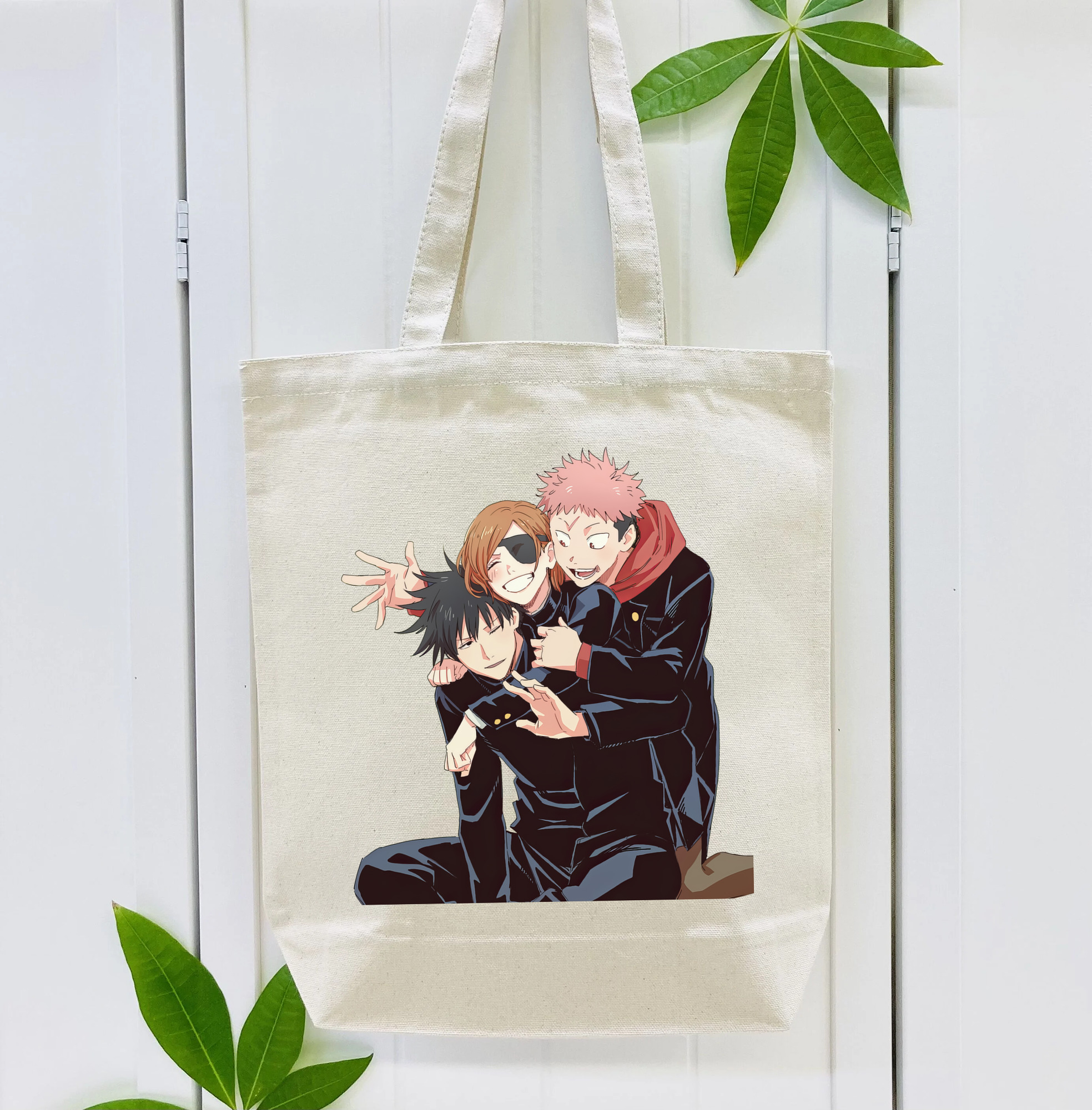 呪術廻戦 Jujutsu Kaisen 縦型キャンバス生地手提げバッグ　トートバッグ