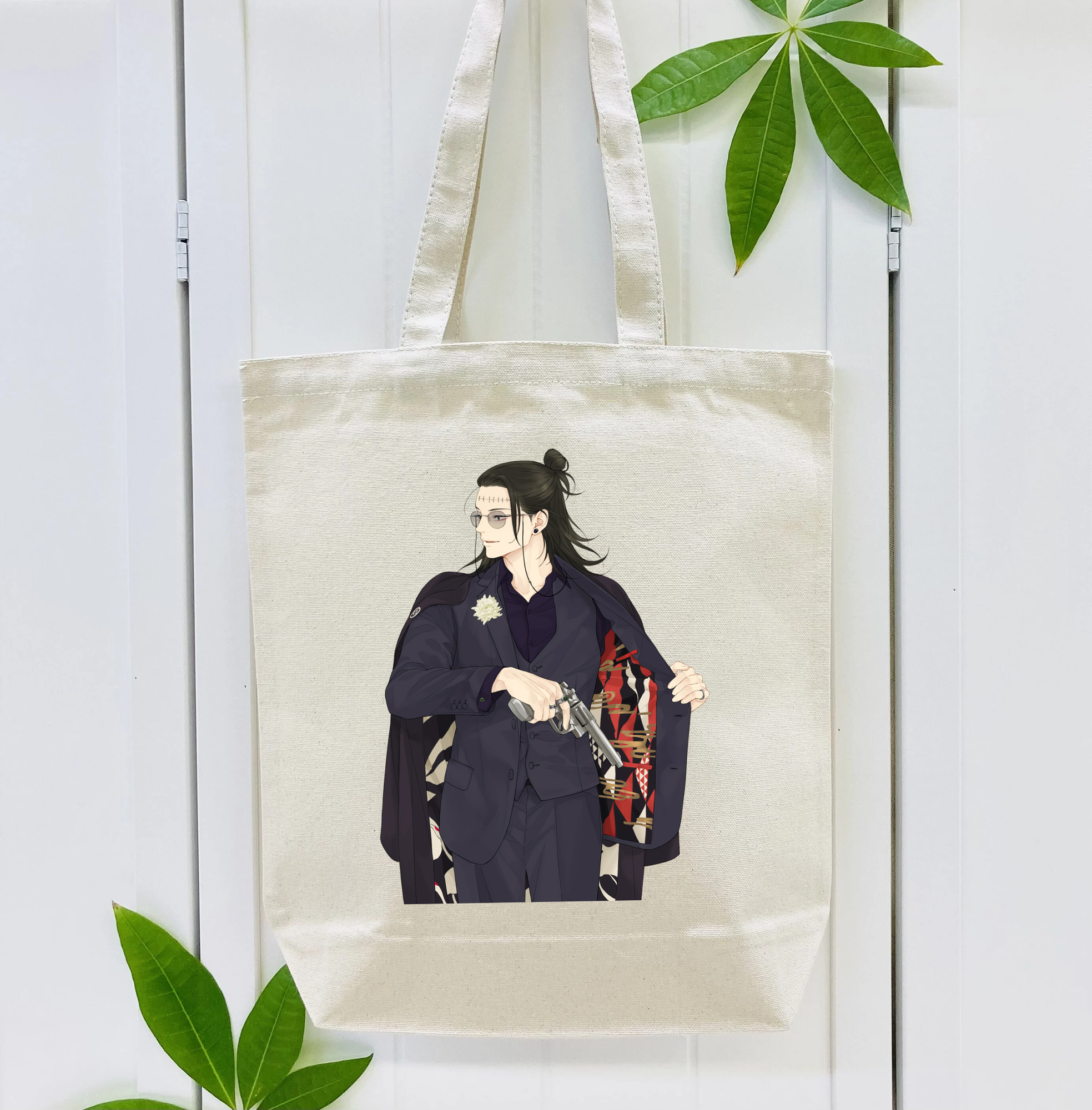 呪術廻戦 Jujutsu Kaisen 縦型キャンバス生地手提げバッグ　トートバッグ