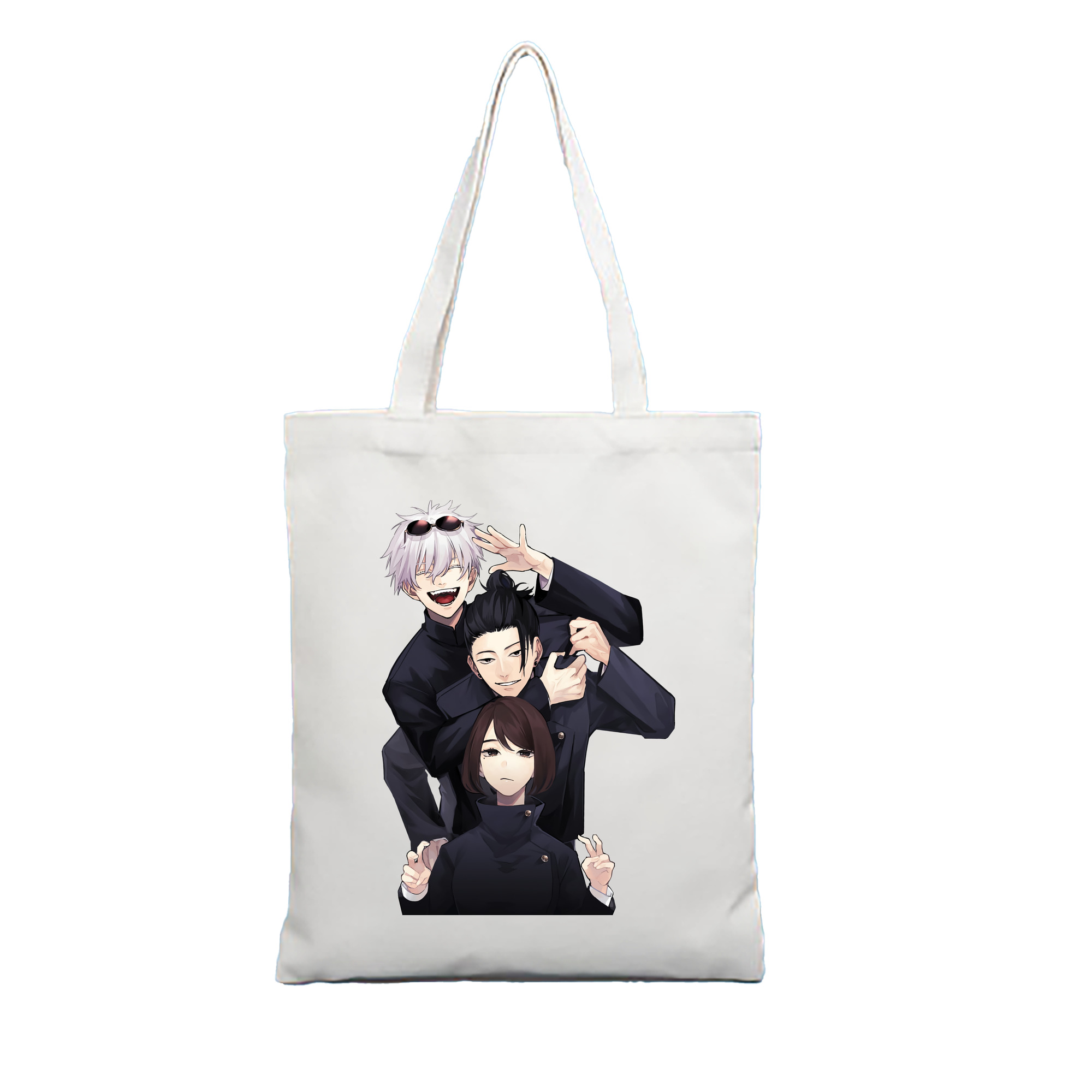（画像用） 呪術廻戦 Jujutsu Kaisen 縦型キャンバス生地手提げバッグ　トートバッグ