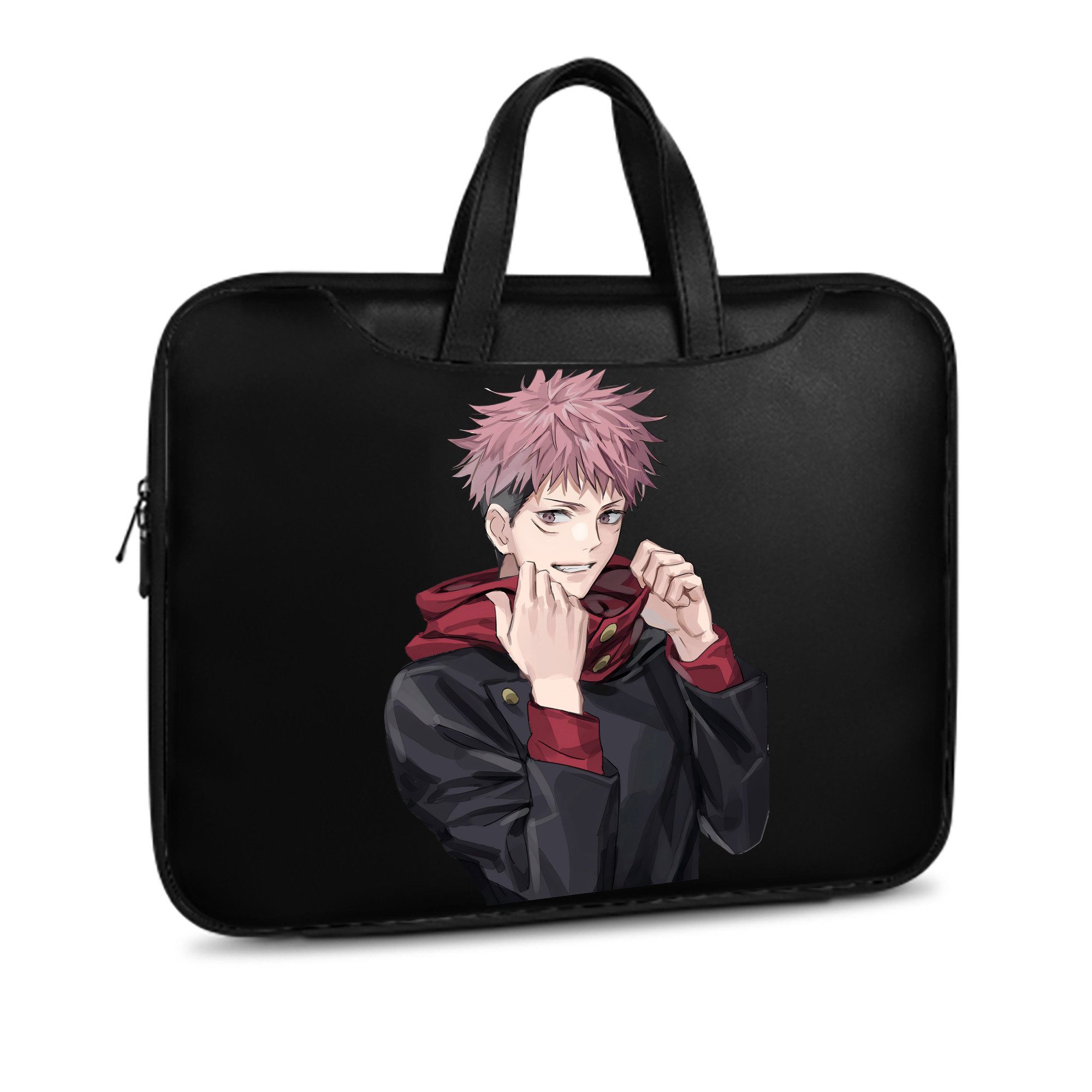 （画像用） 呪術廻戦 Jujutsu Kaisen レザーラップトップバッグ　ノートパソコンケース