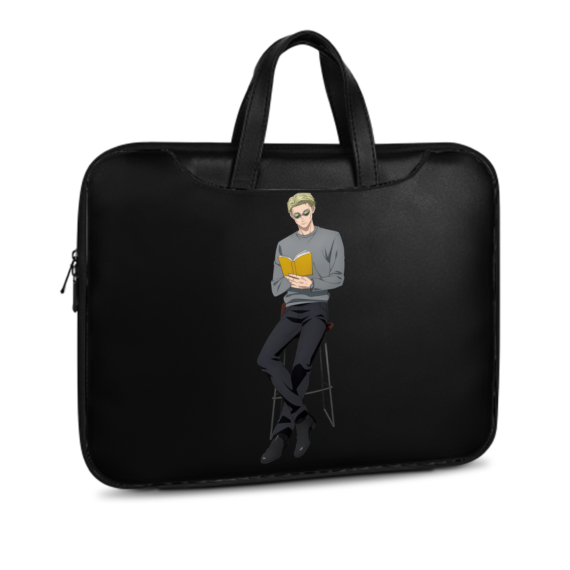 （画像用） 呪術廻戦 Jujutsu Kaisen レザーラップトップバッグ　ノートパソコンケース