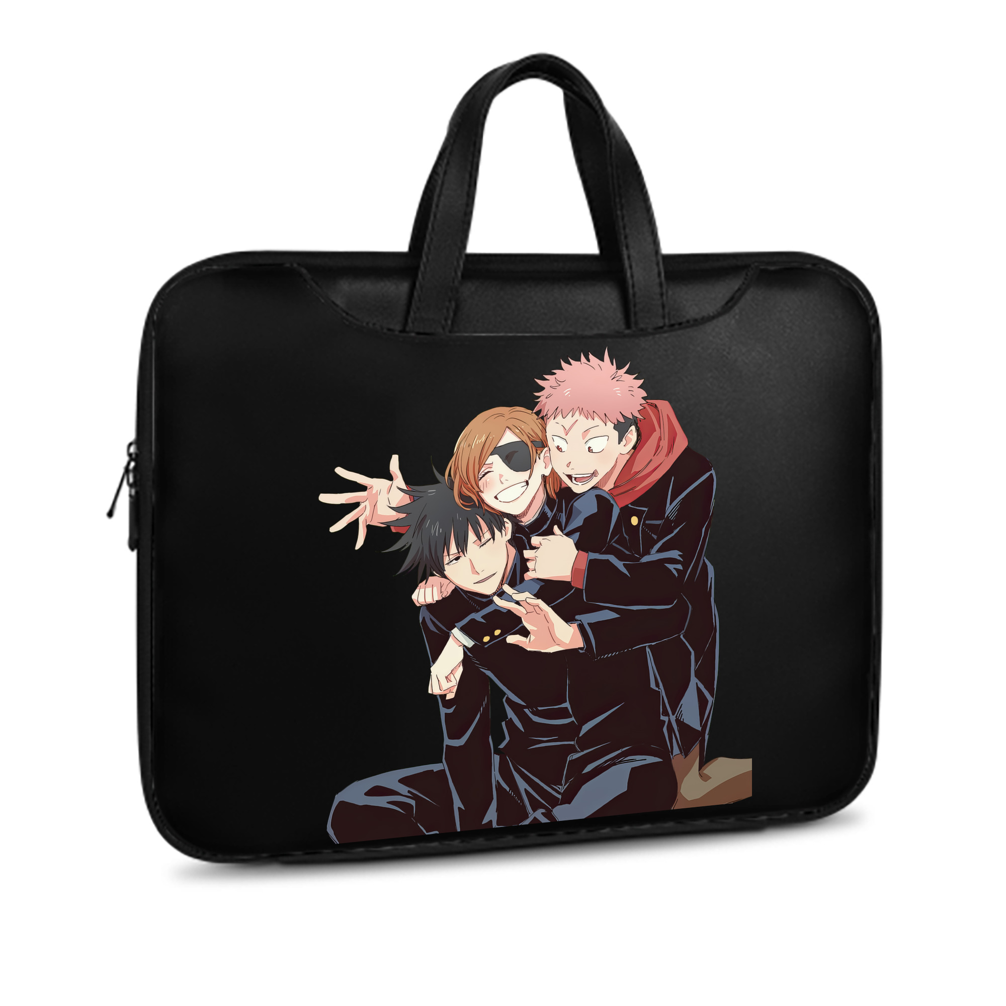 （画像用） 呪術廻戦 Jujutsu Kaisen レザーラップトップバッグ　ノートパソコンケース