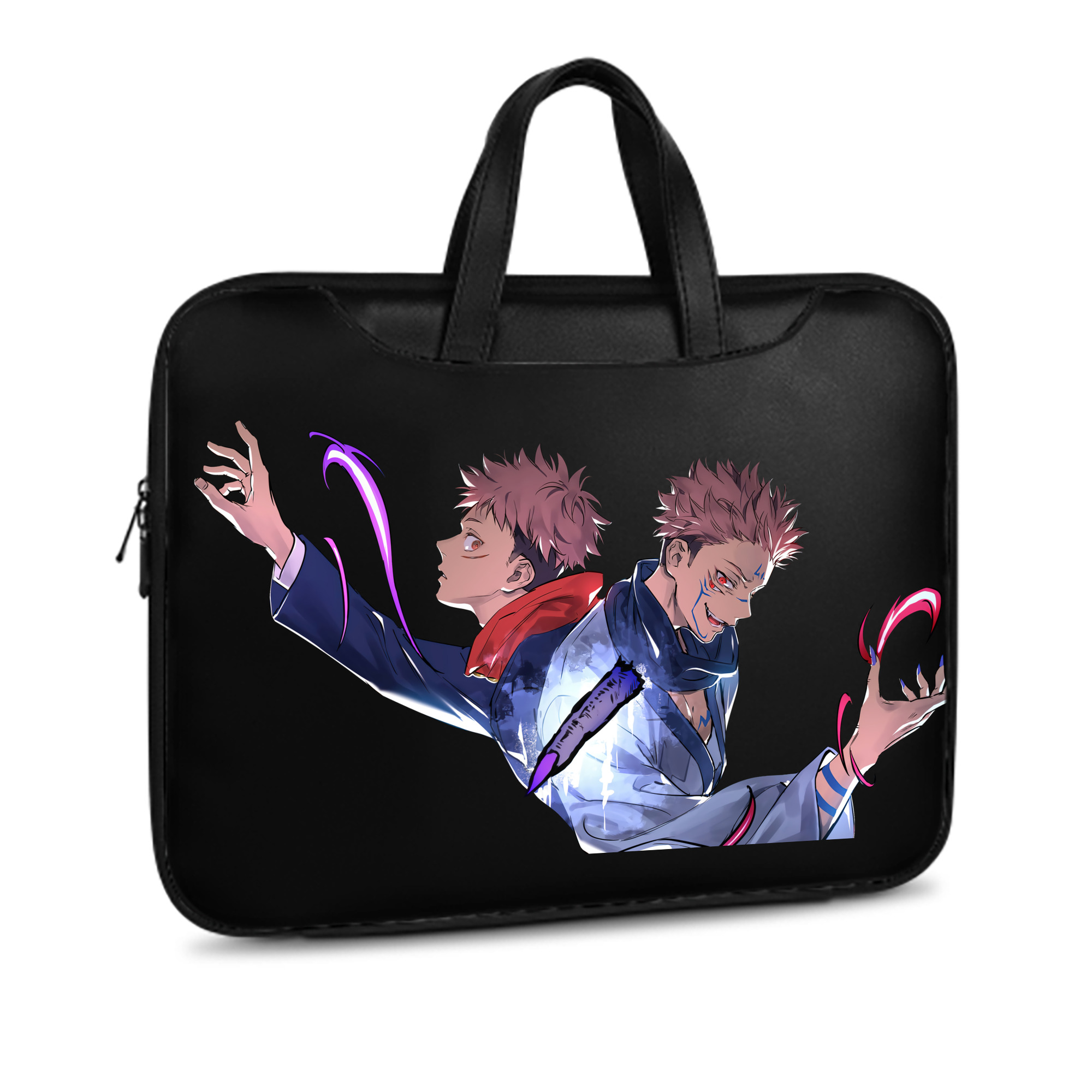 （画像用） 呪術廻戦 Jujutsu Kaisen レザーラップトップバッグ　ノートパソコンケース