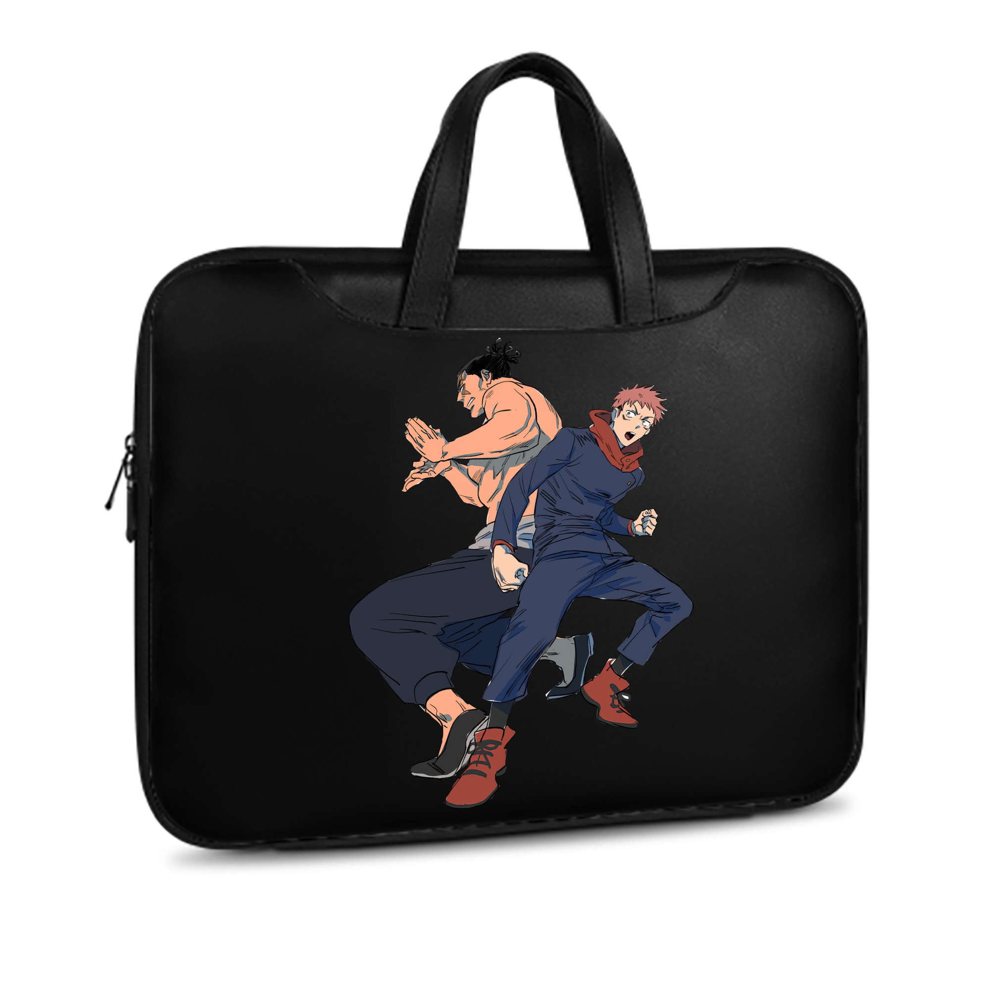 （画像用） 呪術廻戦 Jujutsu Kaisen レザーラップトップバッグ　ノートパソコンケース