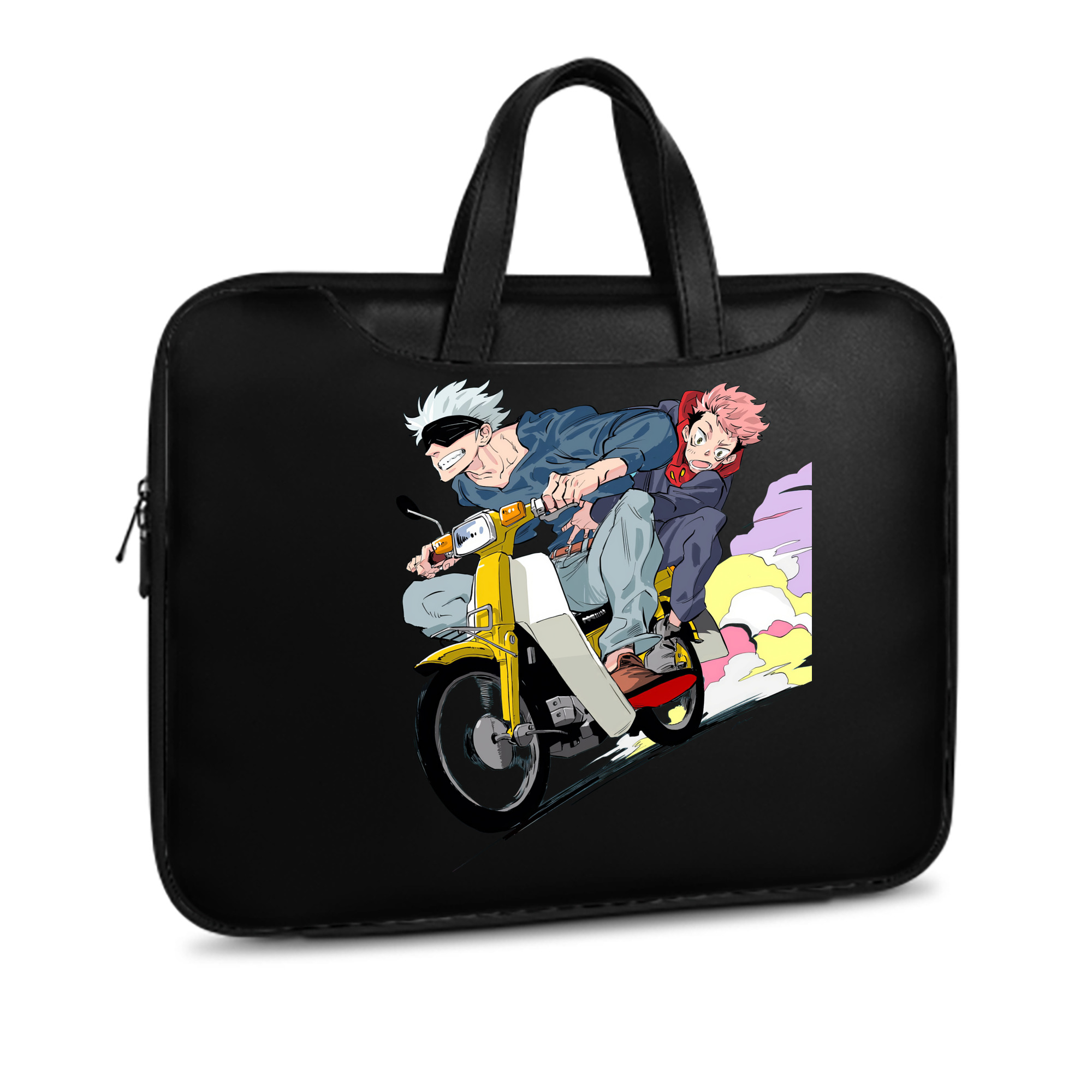 （画像用） 呪術廻戦 Jujutsu Kaisen レザーラップトップバッグ　ノートパソコンケース