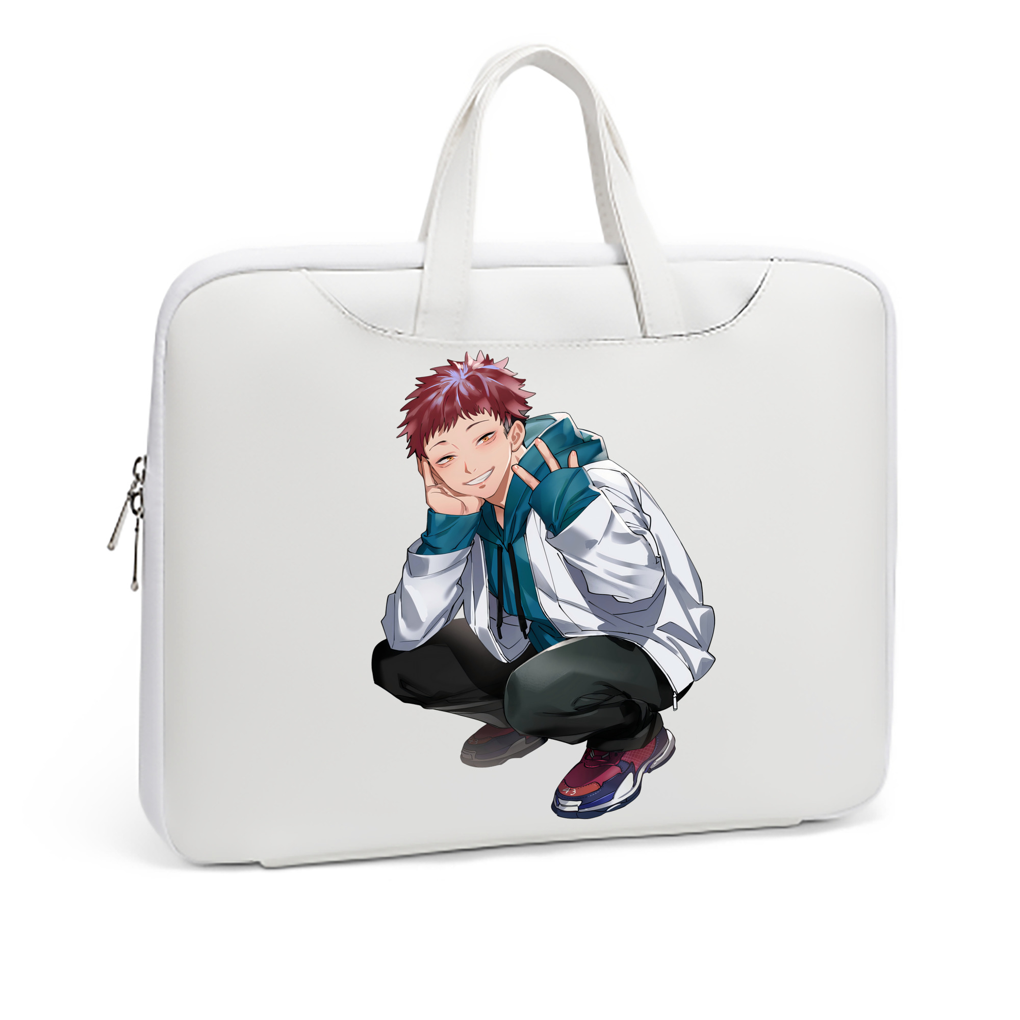 （画像用） 呪術廻戦 Jujutsu Kaisen レザーラップトップバッグ　ノートパソコンケース