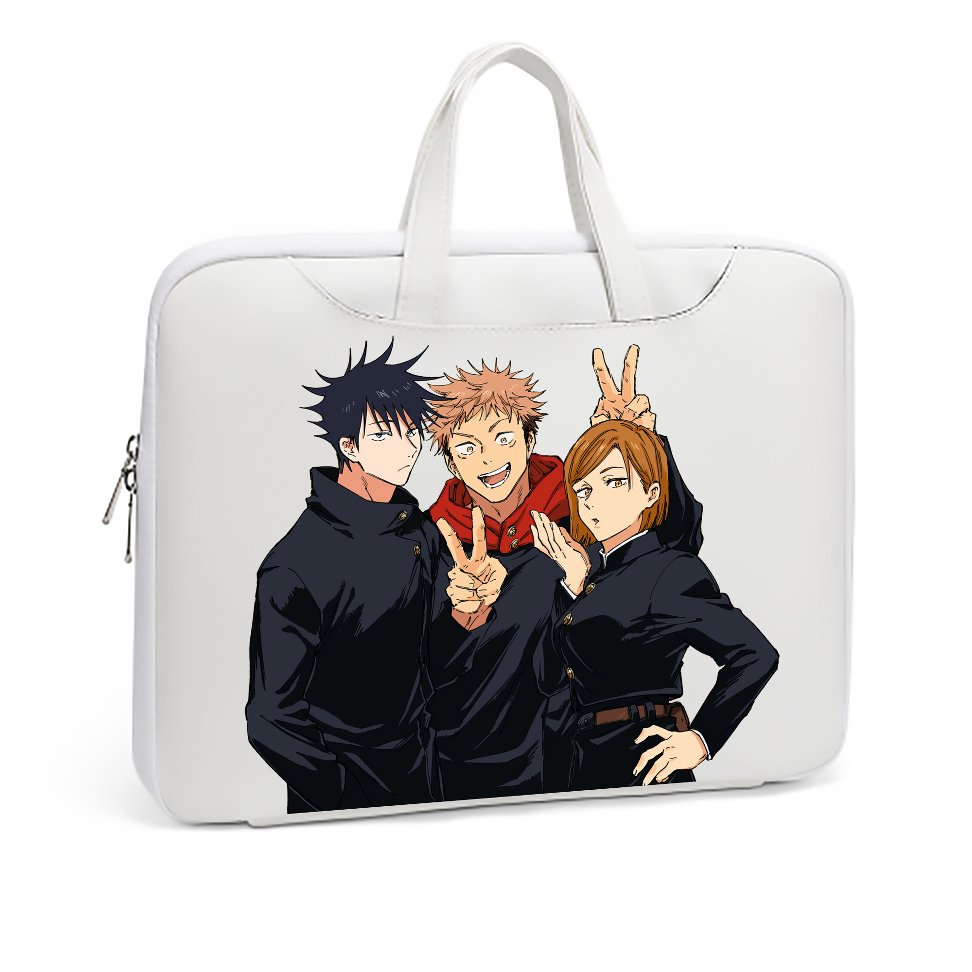 （画像用） 呪術廻戦 Jujutsu Kaisen レザーラップトップバッグ　ノートパソコンケース
