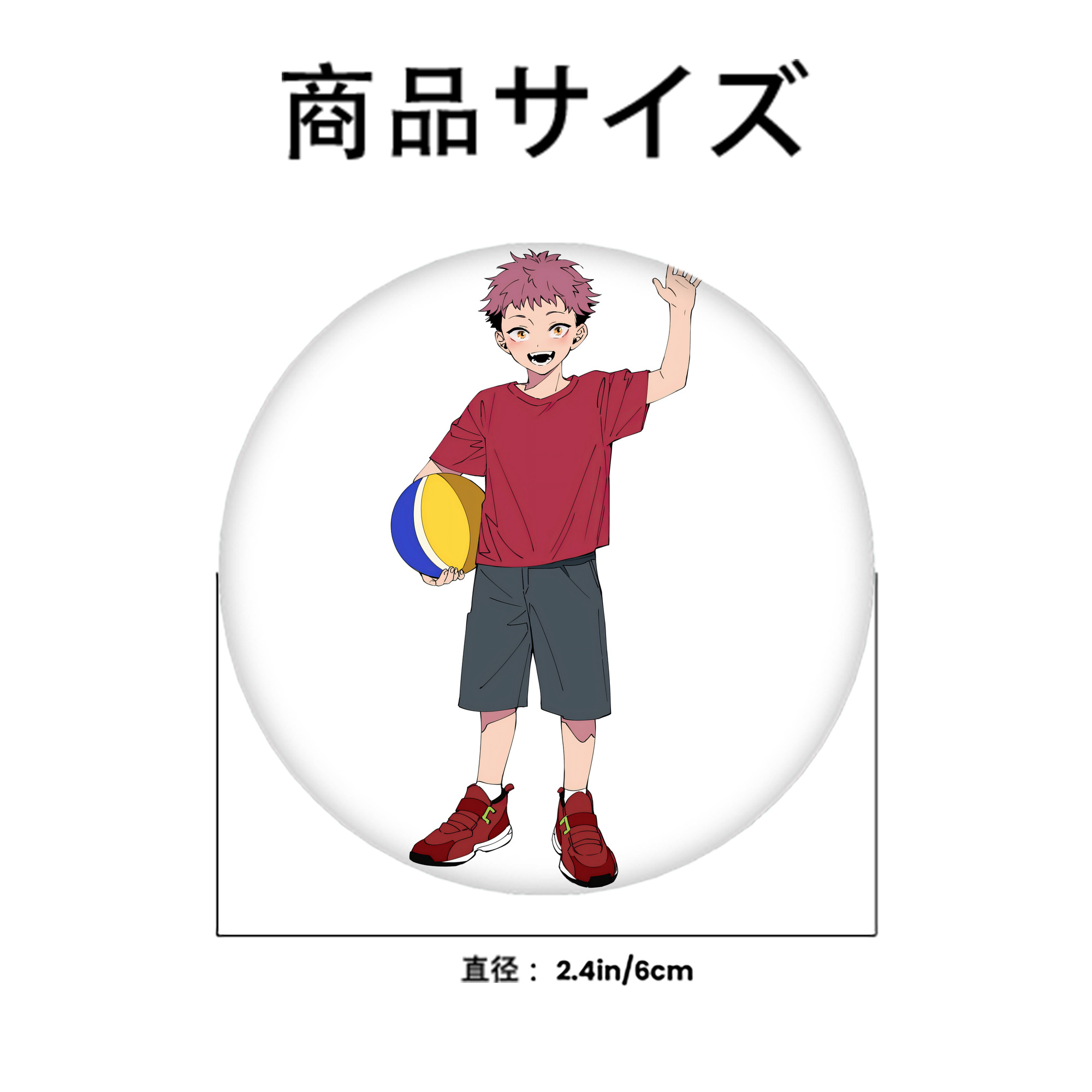 呪術廻戦 Jujutsu Kaisen 6cm 缶バッジ 複数セット