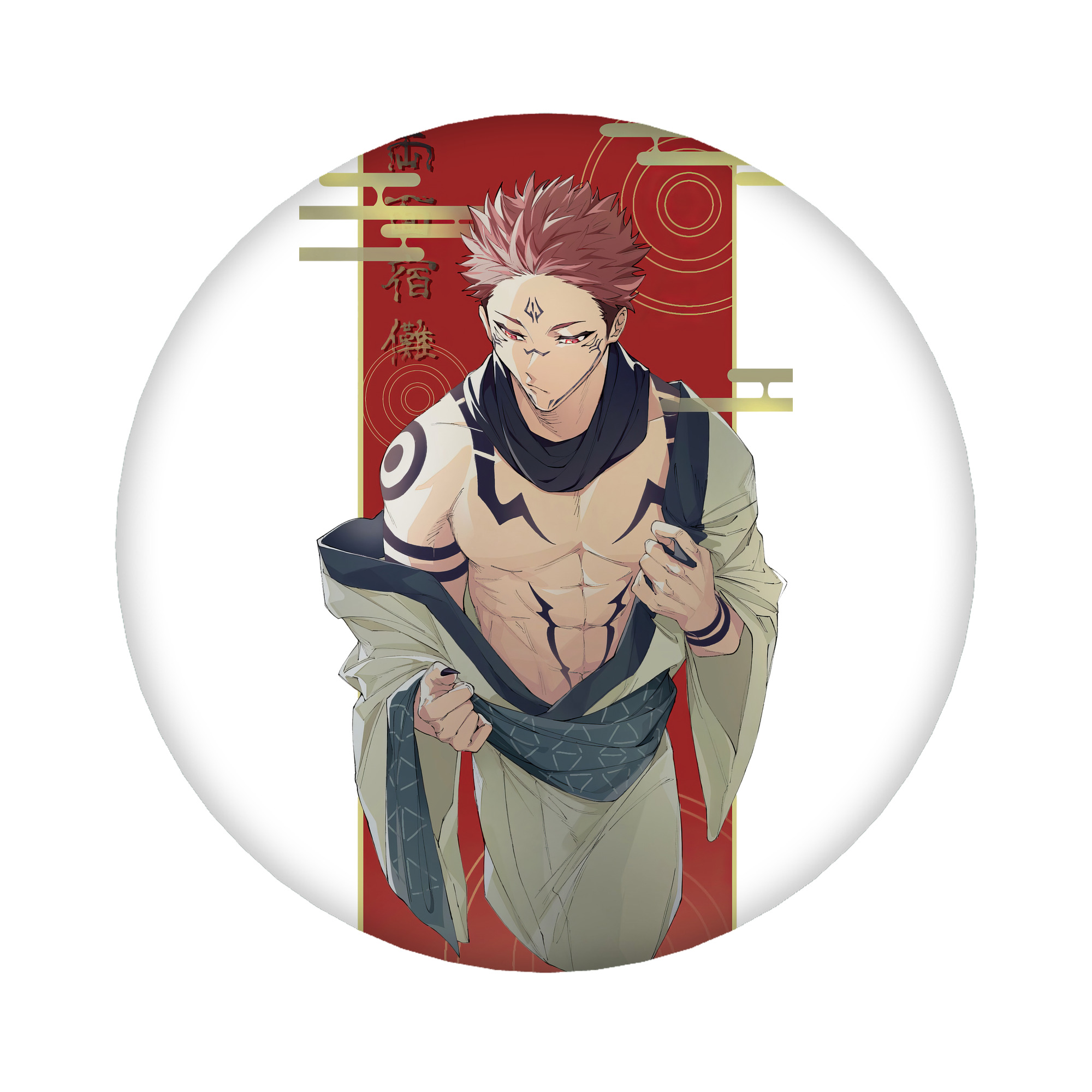 （画像用） 呪術廻戦 Jujutsu Kaisen 6cm 缶バッジ 複数セット