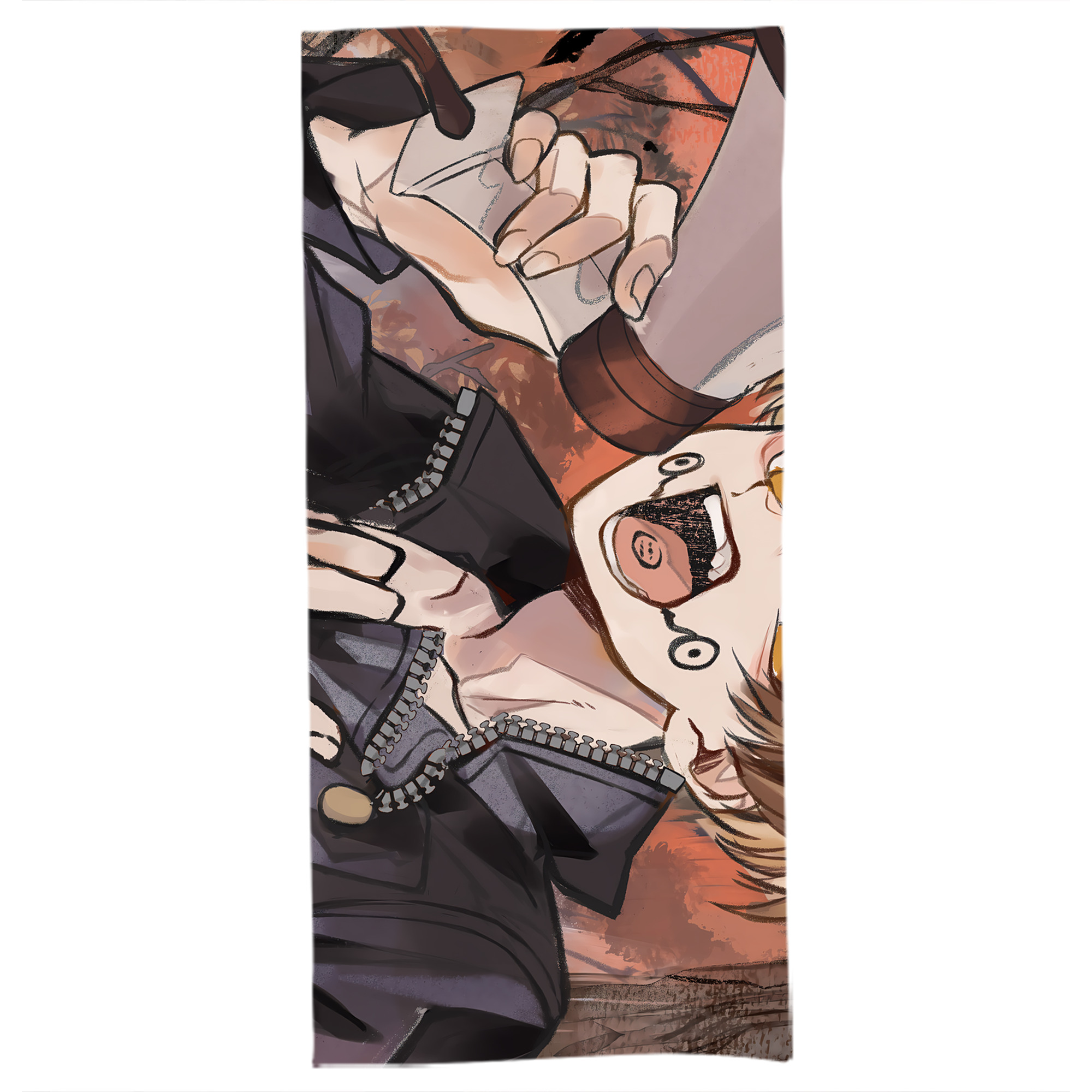 （画像用） 呪術廻戦 Jujutsu Kaisen 大判バスタオル 70×140cm 吸水速乾 柔らかい肌触り