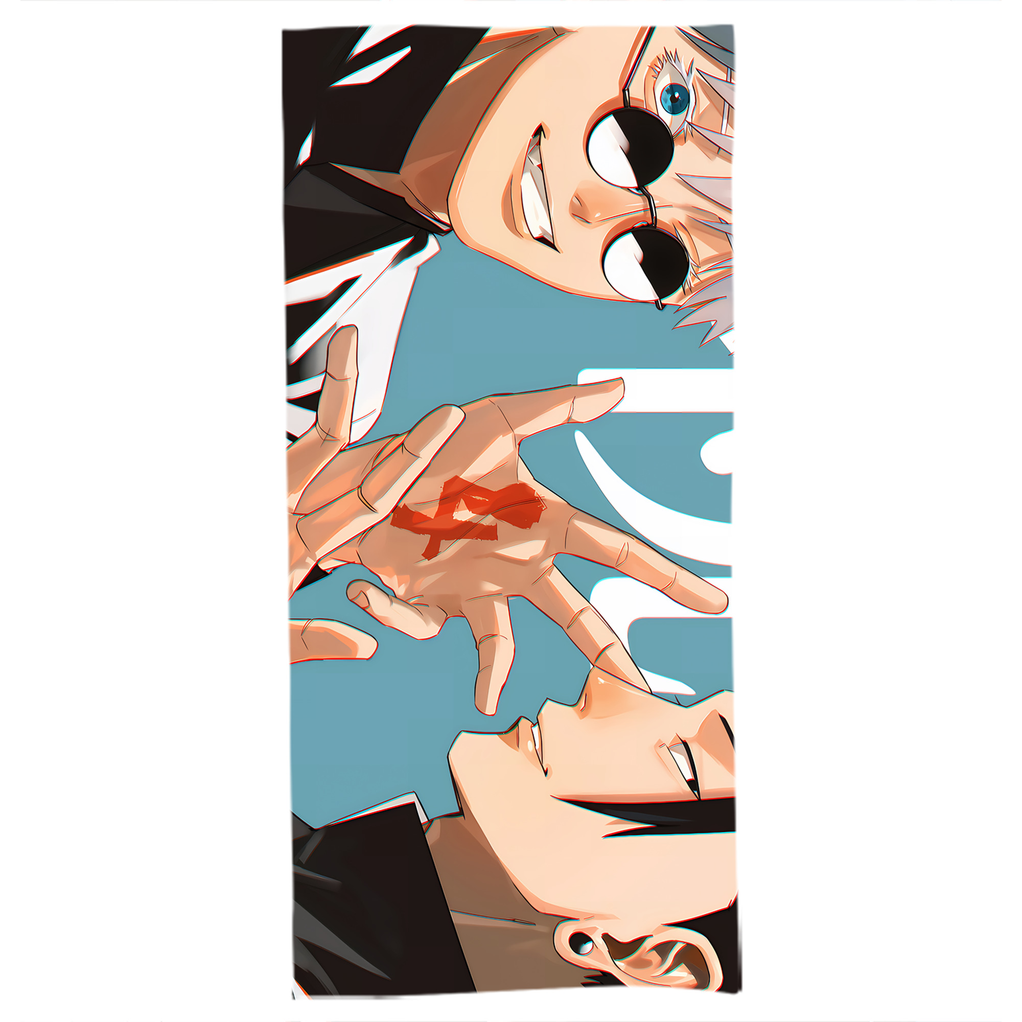 （画像用） 呪術廻戦 Jujutsu Kaisen 大判バスタオル 70×140cm 吸水速乾 柔らかい肌触り