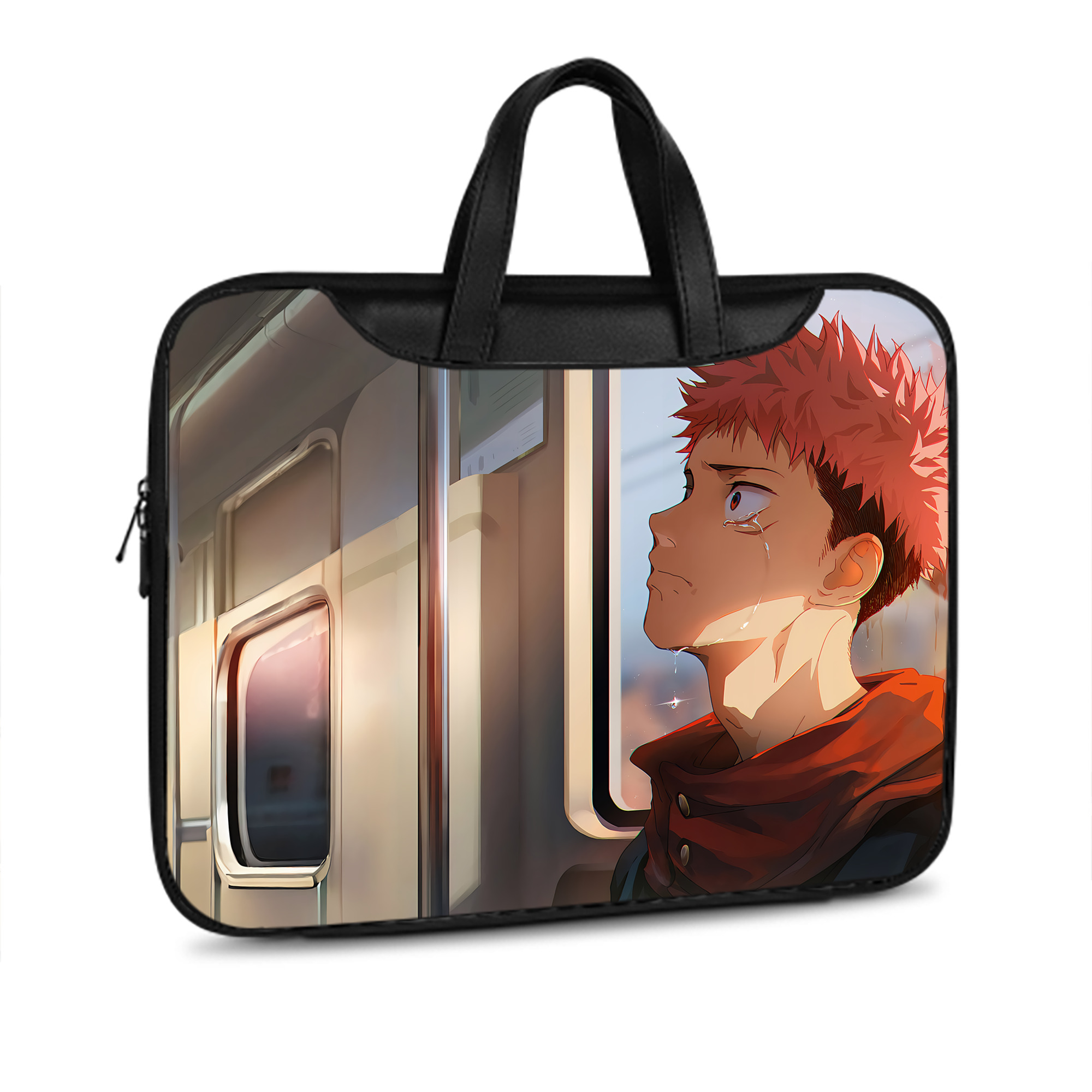 （画像用） 呪術廻戦 Jujutsu Kaisen レザーラップトップバッグ　ノートパソコンケース