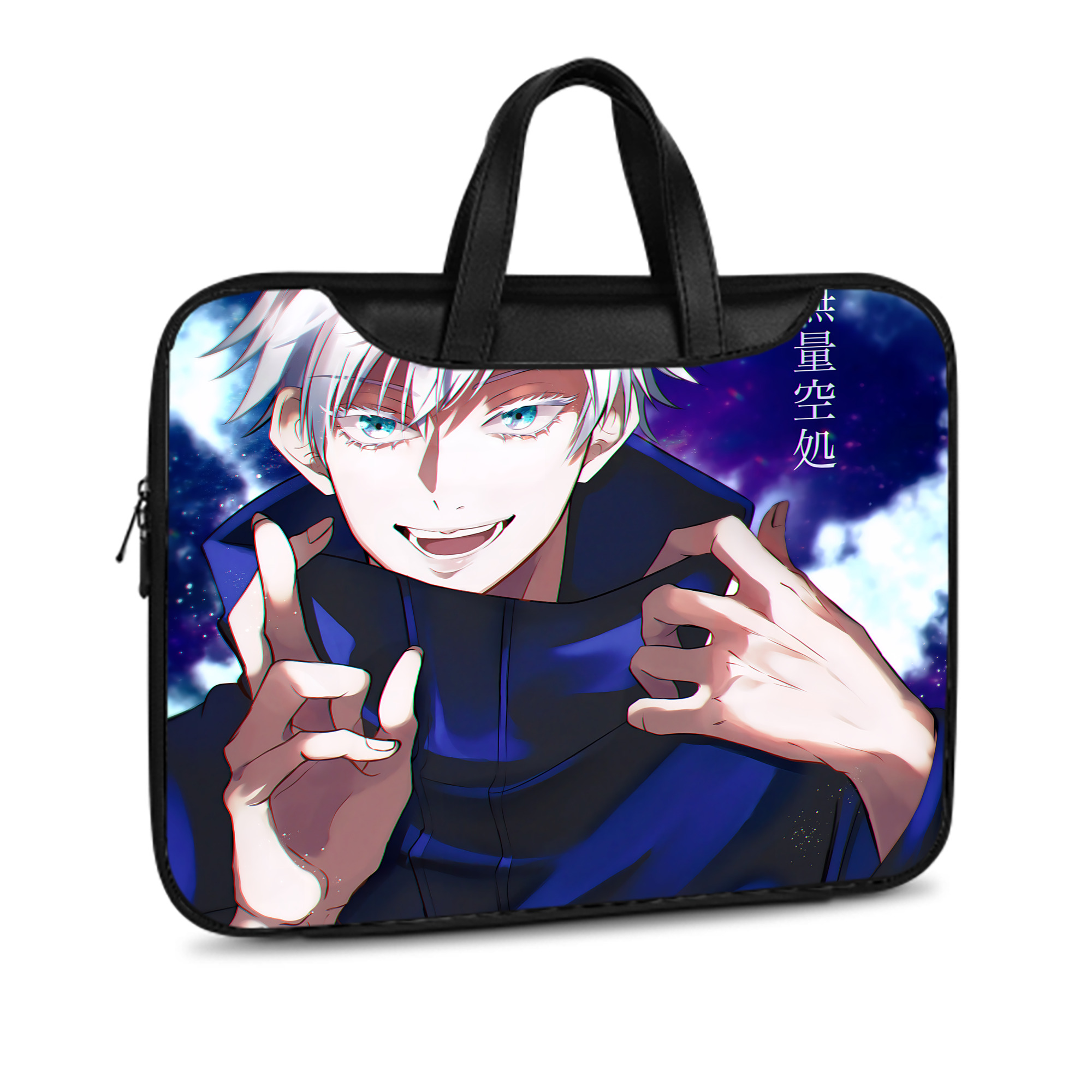 （画像用） 呪術廻戦 Jujutsu Kaisen レザーラップトップバッグ　ノートパソコンケース