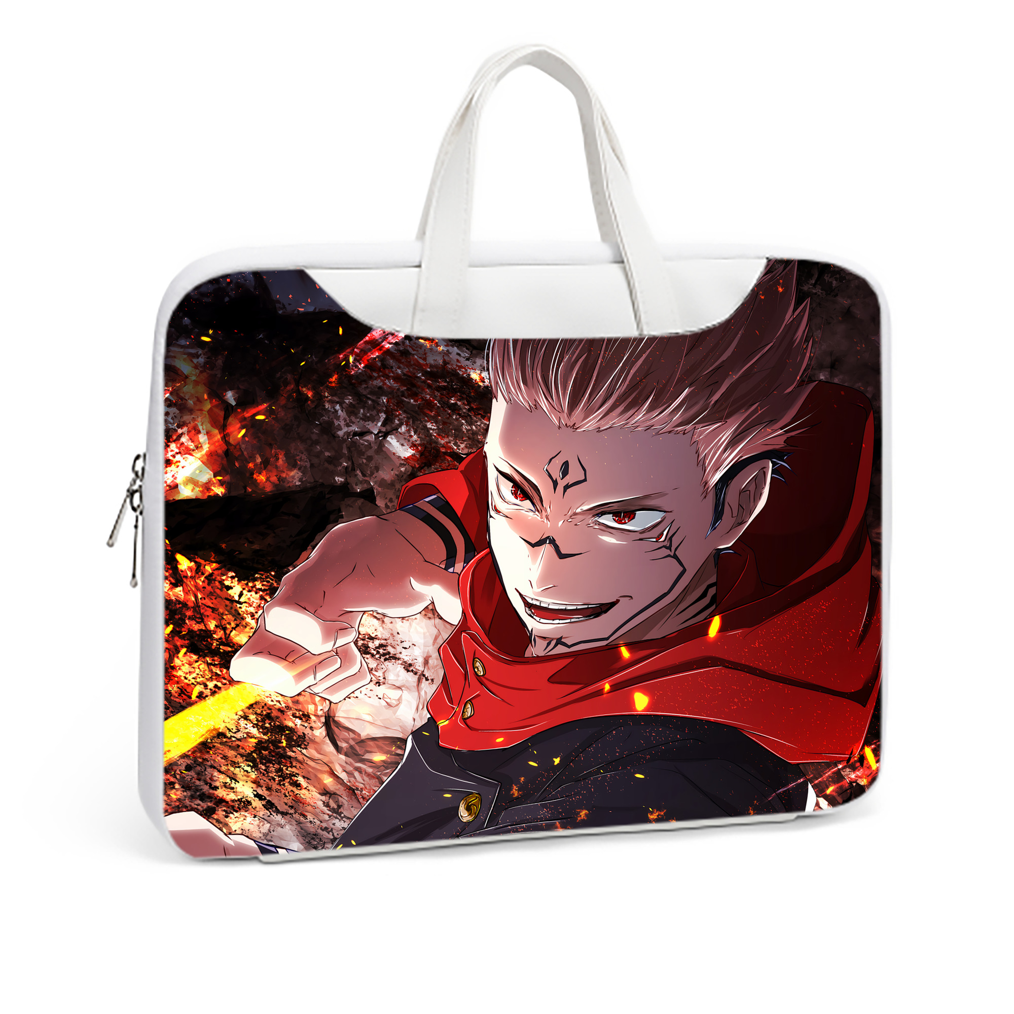 （画像用） 呪術廻戦 Jujutsu Kaisen レザーラップトップバッグ　ノートパソコンケース