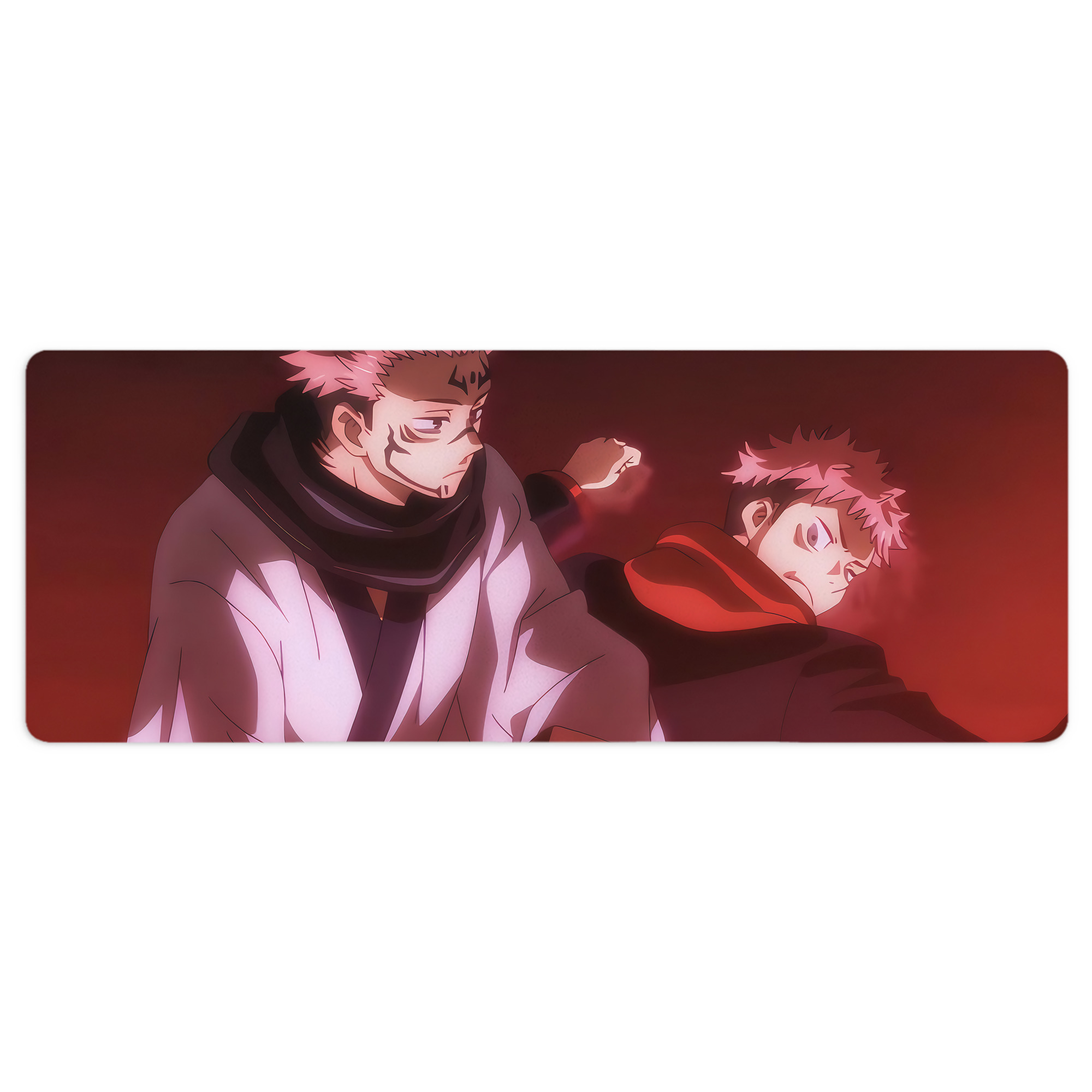 （画像用） 呪術廻戦 Jujutsu Kaisen ステッチ加工 大判デスクマット／滑り止めマウスパッド