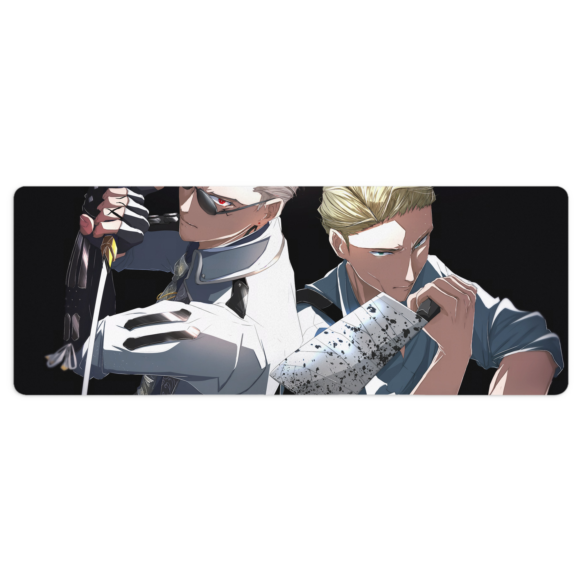 （画像用） 呪術廻戦 Jujutsu Kaisen ステッチ加工 大判デスクマット／滑り止めマウスパッド