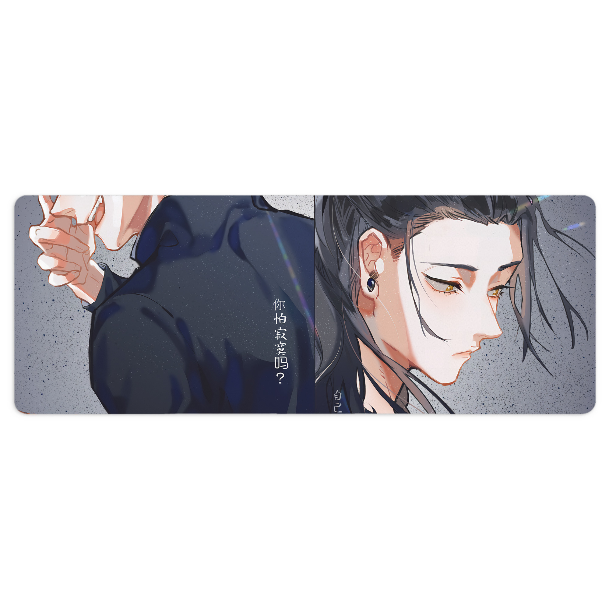 （画像用） 呪術廻戦 Jujutsu Kaisen ステッチ加工 大判デスクマット／滑り止めマウスパッド